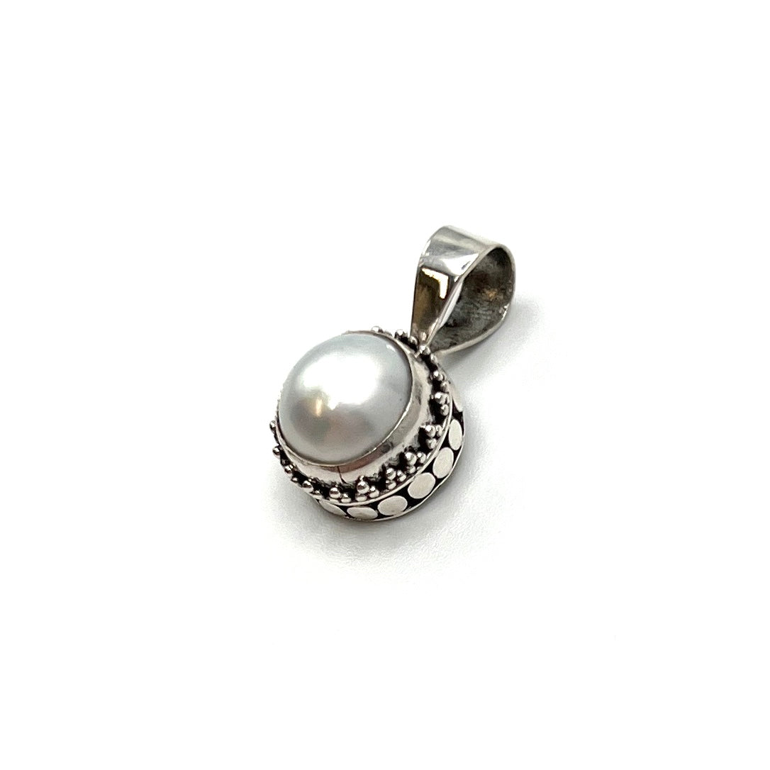 Sterling Silver Pearl Pendants