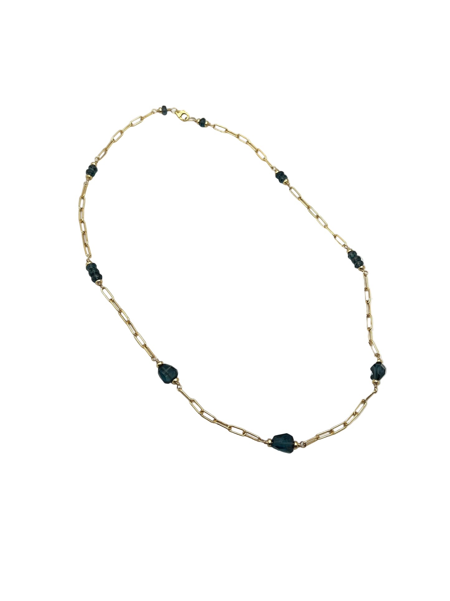 London Blue Topaz Gold Filled Necklaces