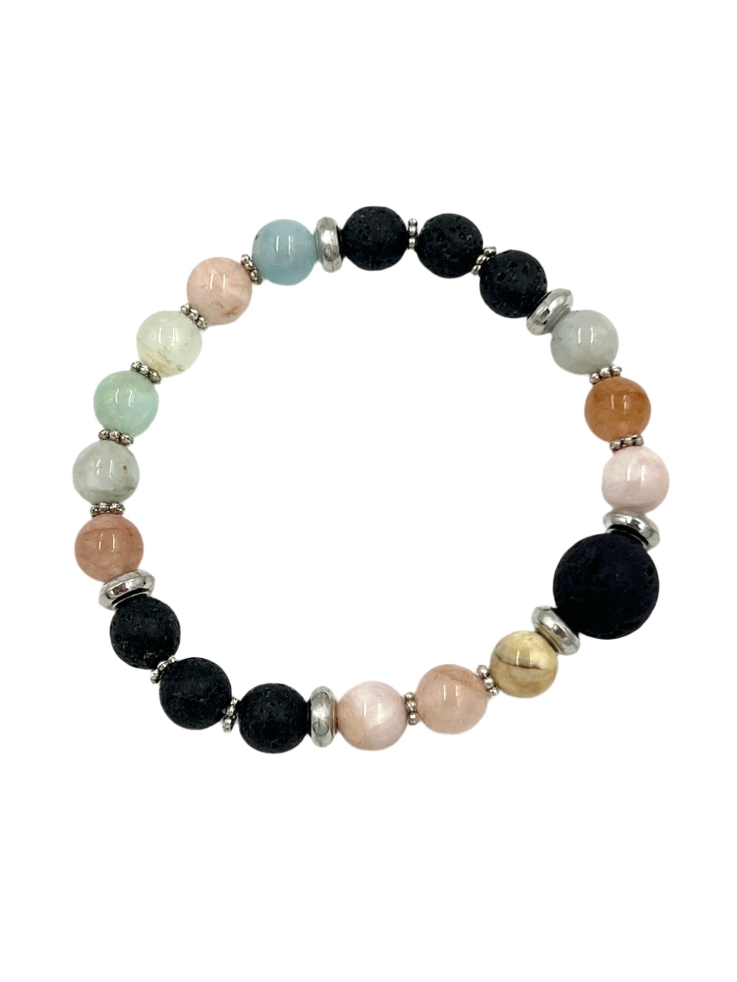 Morganite Stretchy Bracelets