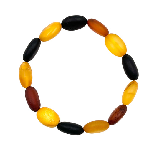 Amber Oval Stretchy Bracelets