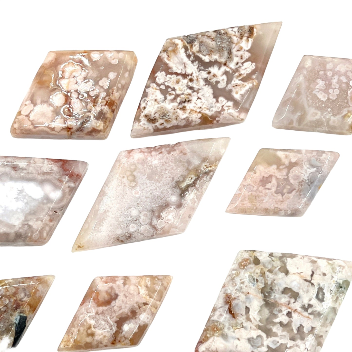 Flower Agate Diamonds