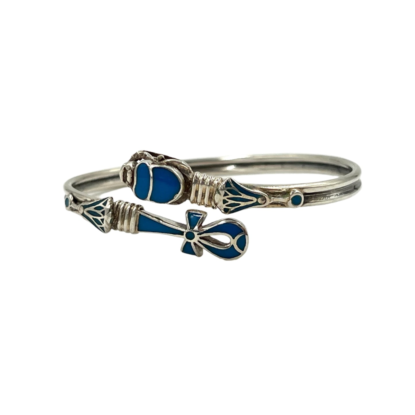 Silver Scarab Bracelets