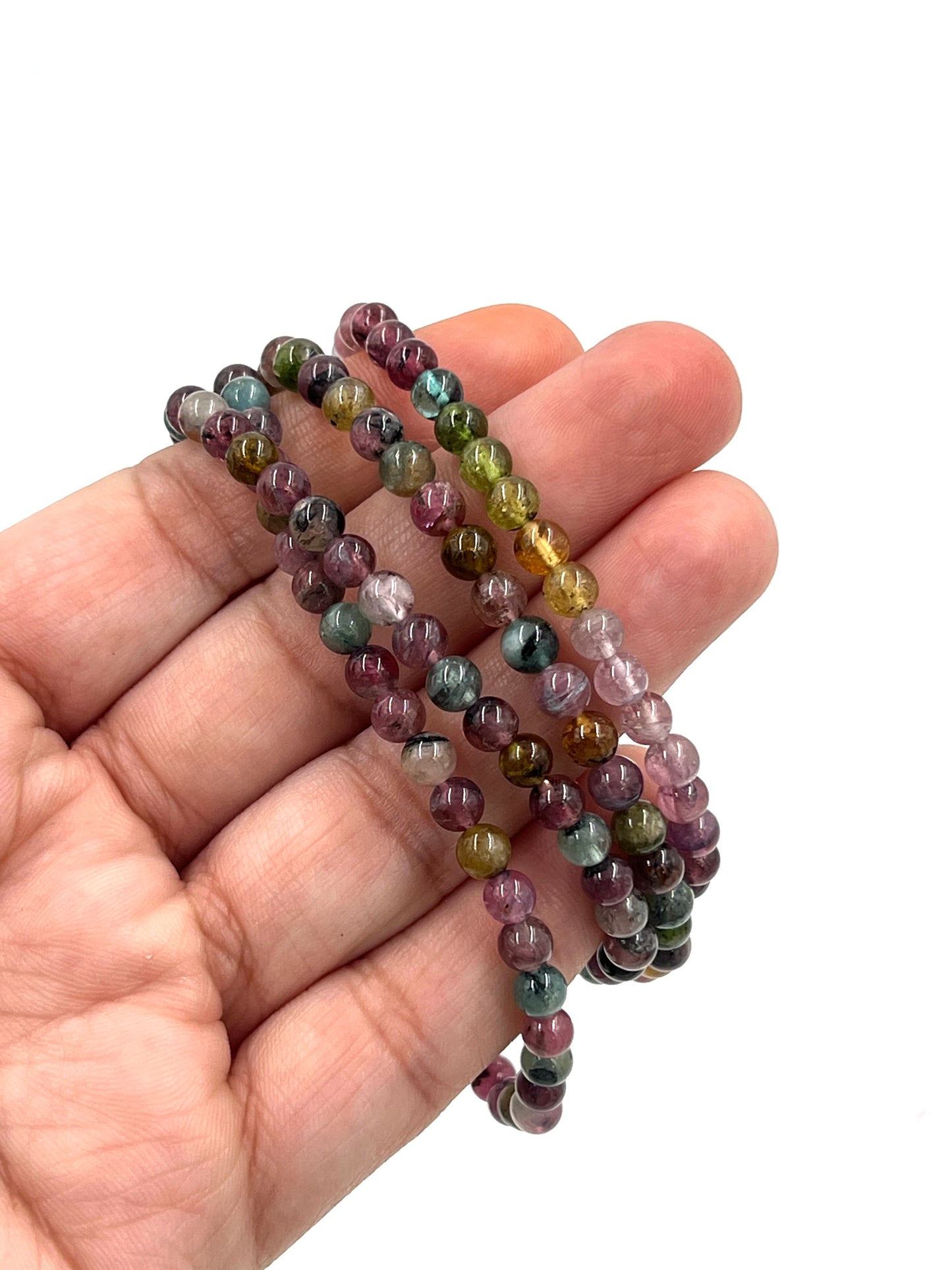 Star Tourmaline Beaded Bracelet