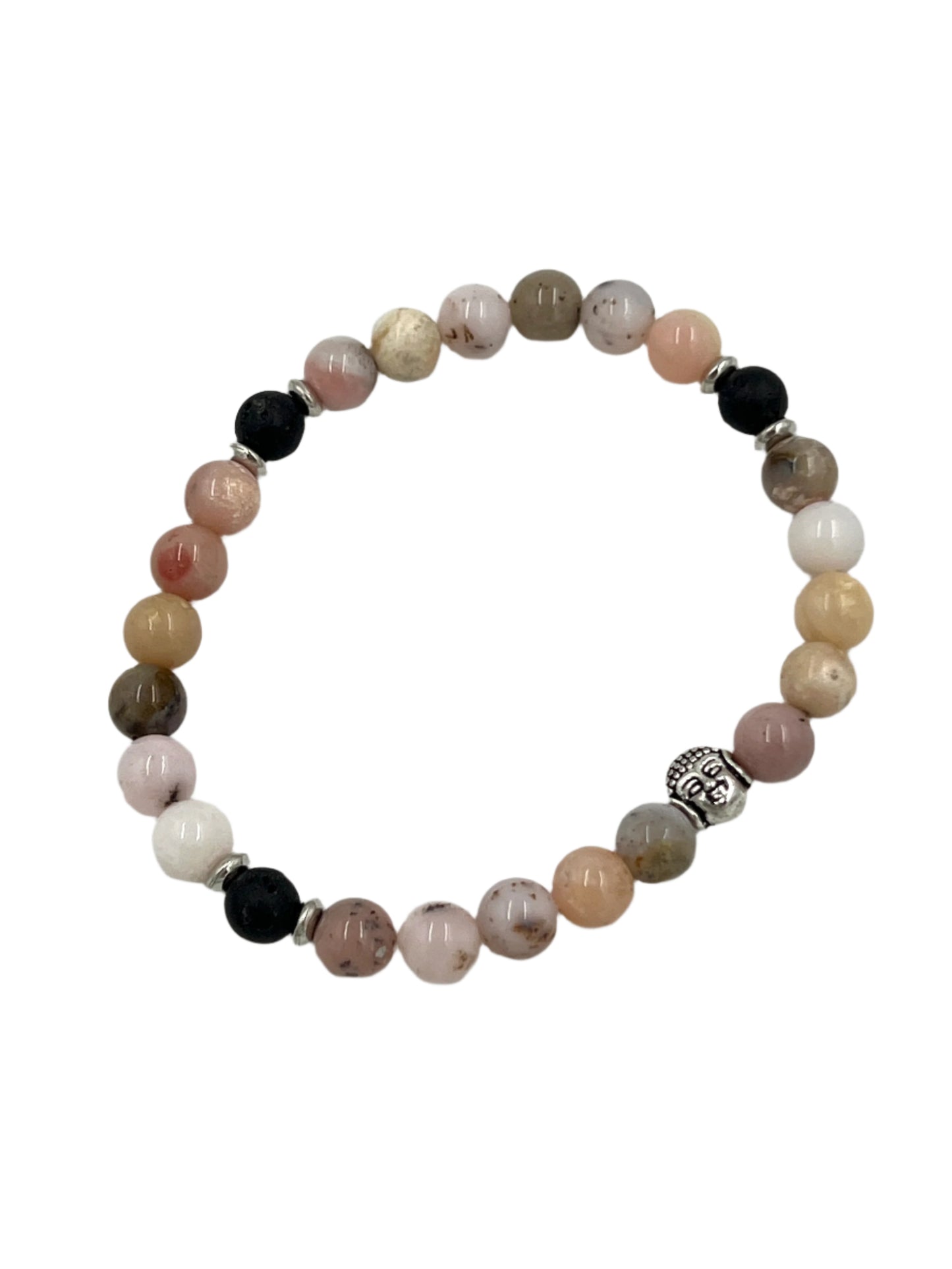 Peruvian Pink Opal Stretchy Bracelets