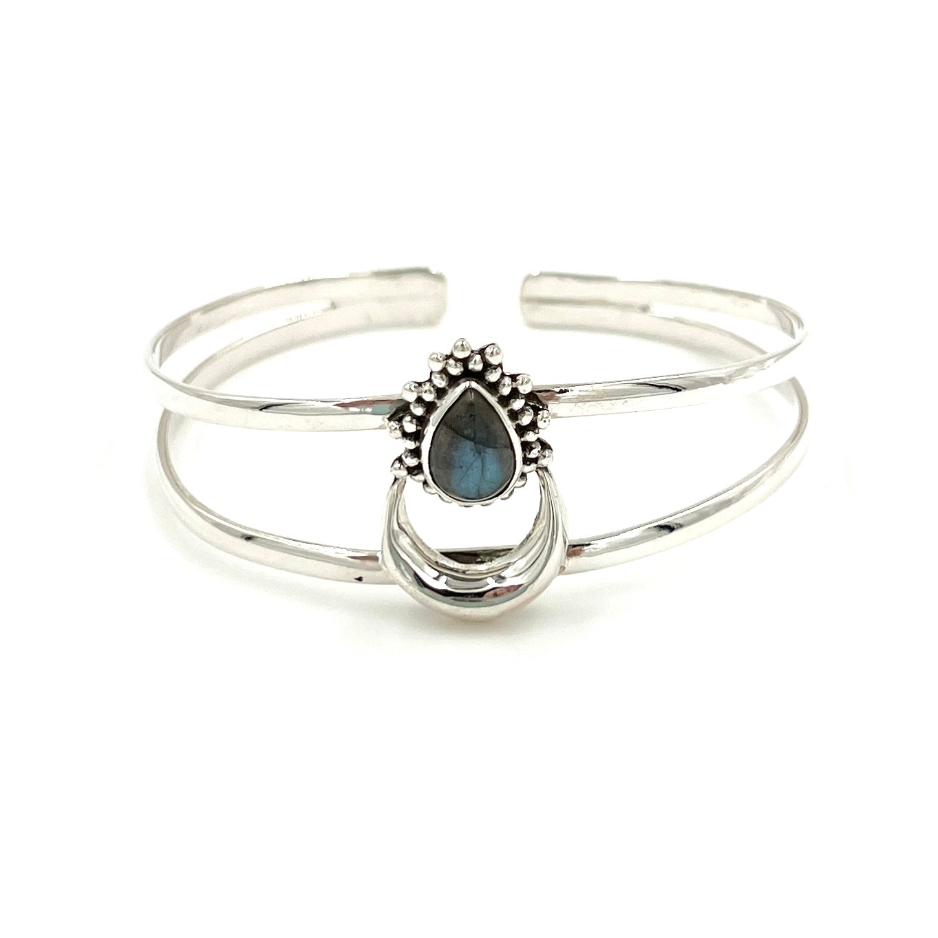 Crescent Moon Gemstone Bracelets