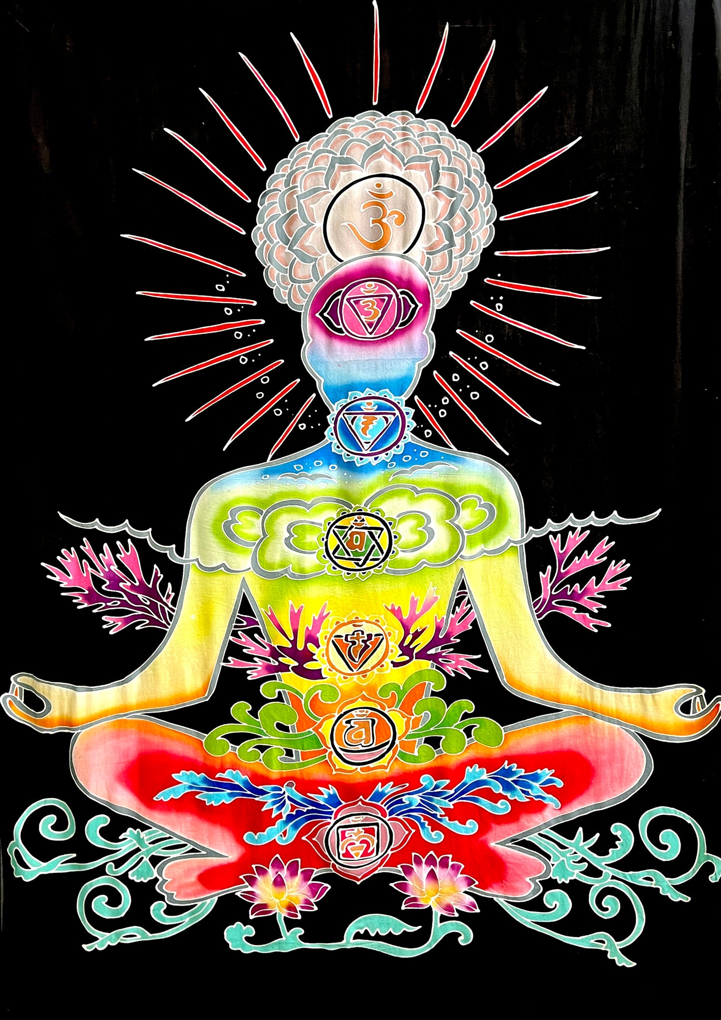 Hand Batiked Chakra Yogi Sarongs