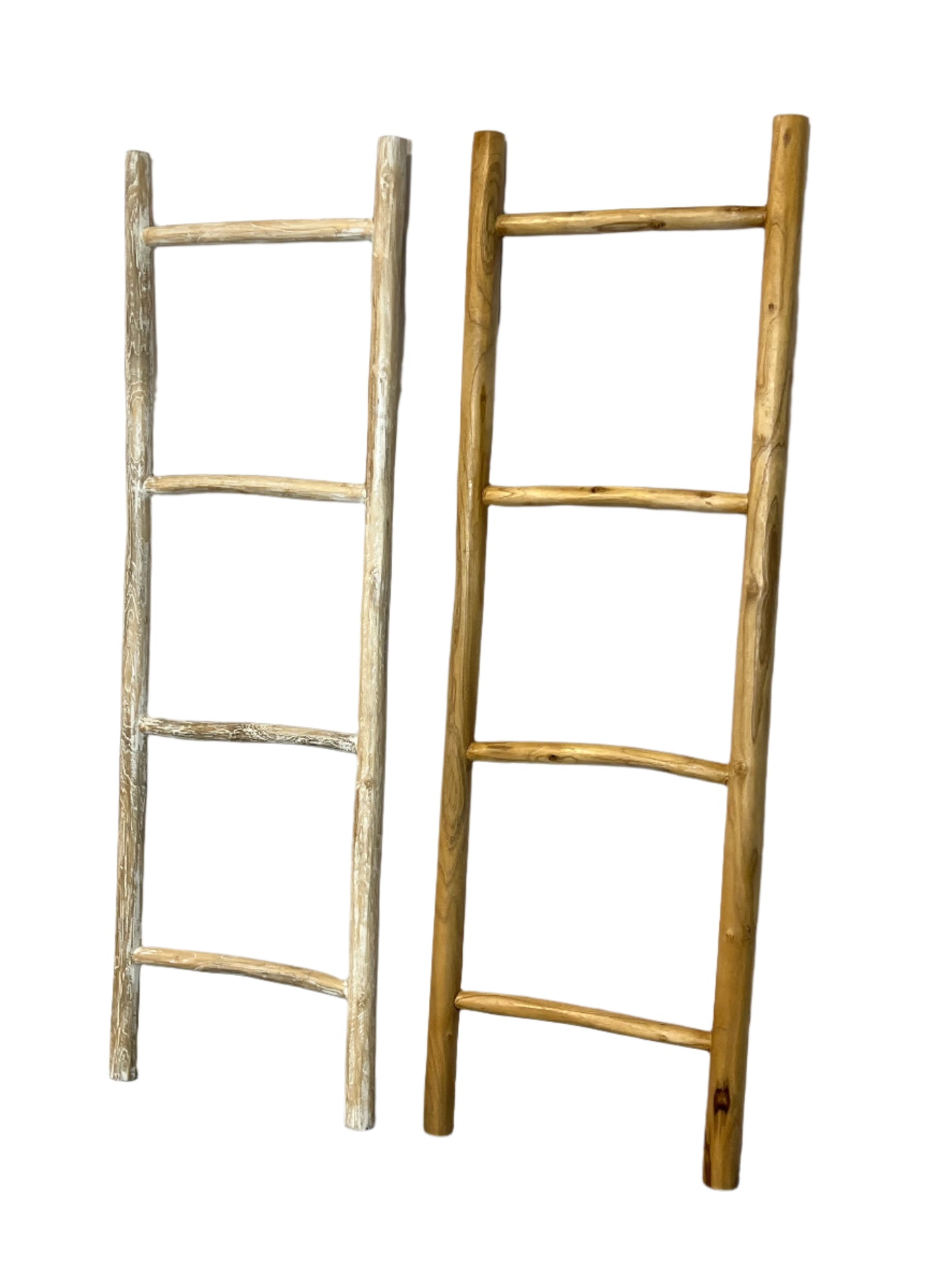 Teak Wood Accent Ladders