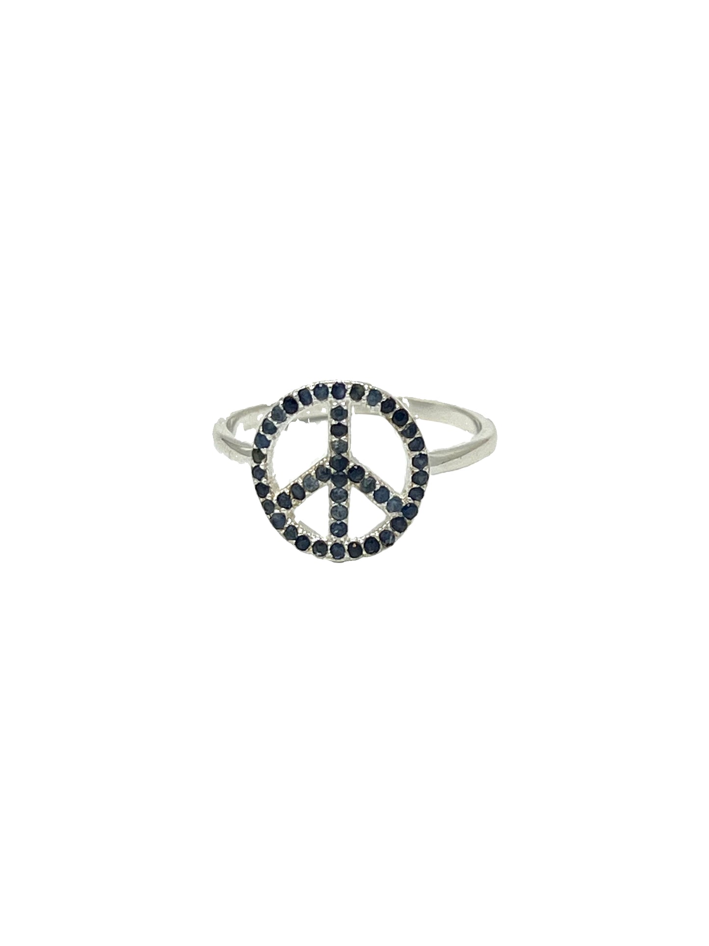 Gemstone Peace Ring