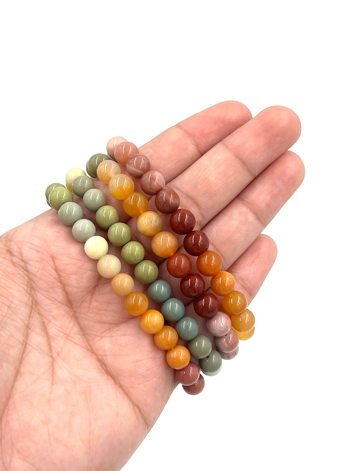 Rainbow Jasper Beaded Bracelet