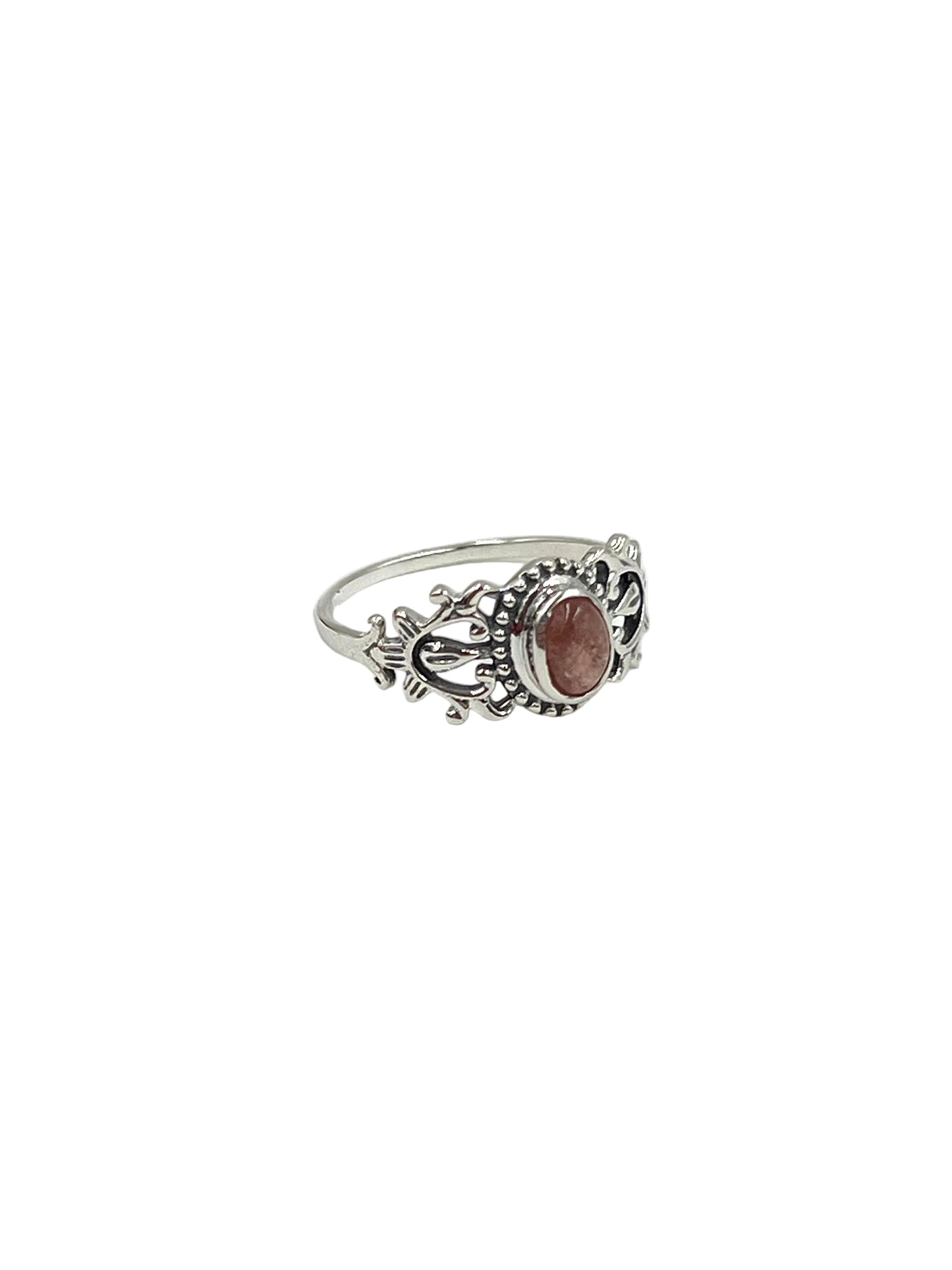 Pink Tourmaline Garden Ring