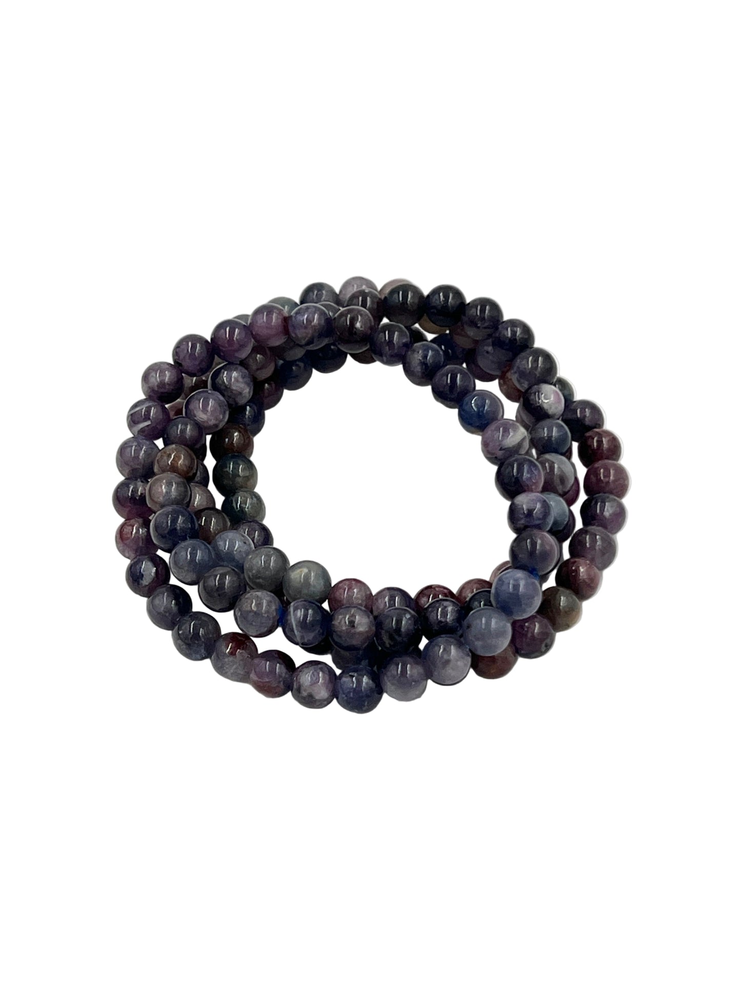 Purple Sapphire Beaded Bracelets