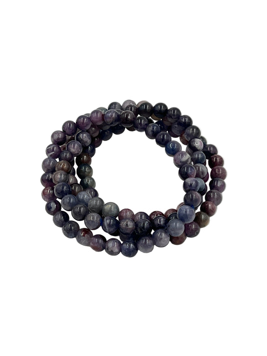 Purple Sapphire Beaded Bracelets