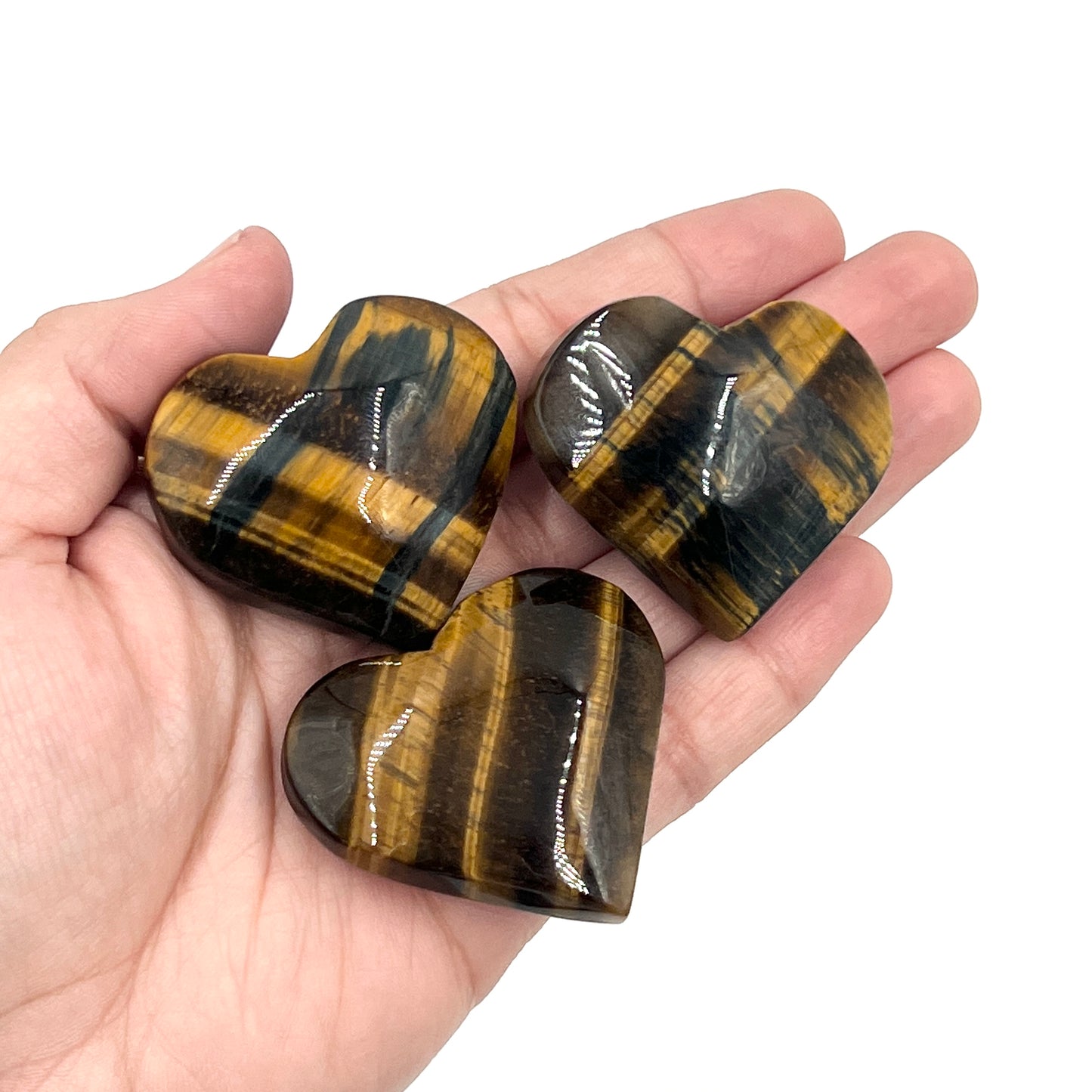 Tigers Eye Hearts