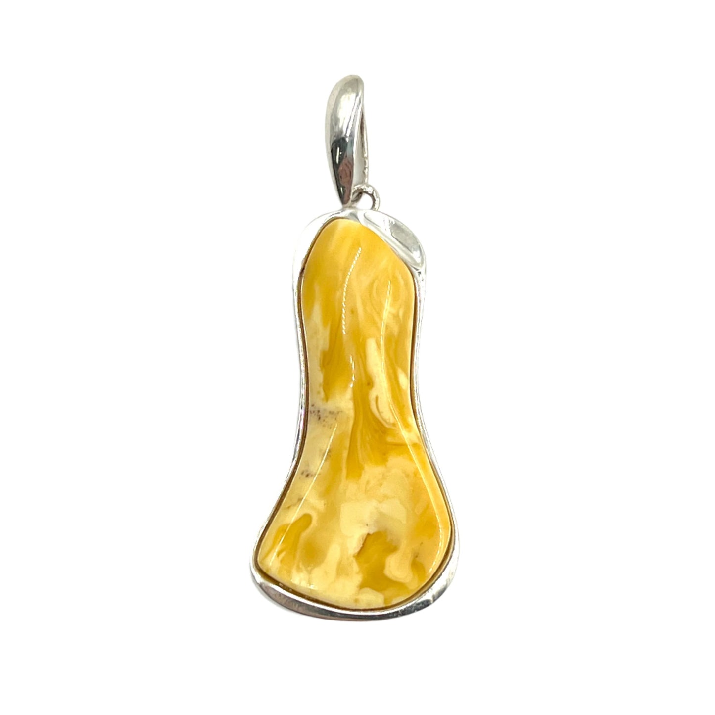 Butterscotch Amber Freeform Pendants