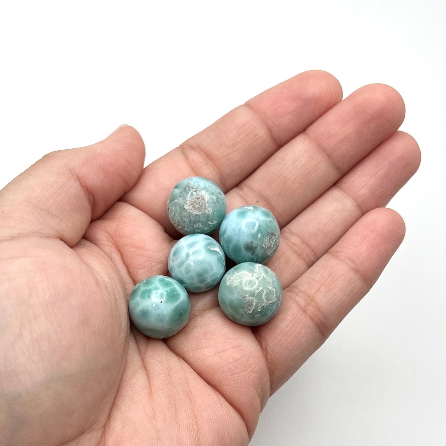 A+ Grade Small Larimar Spheres