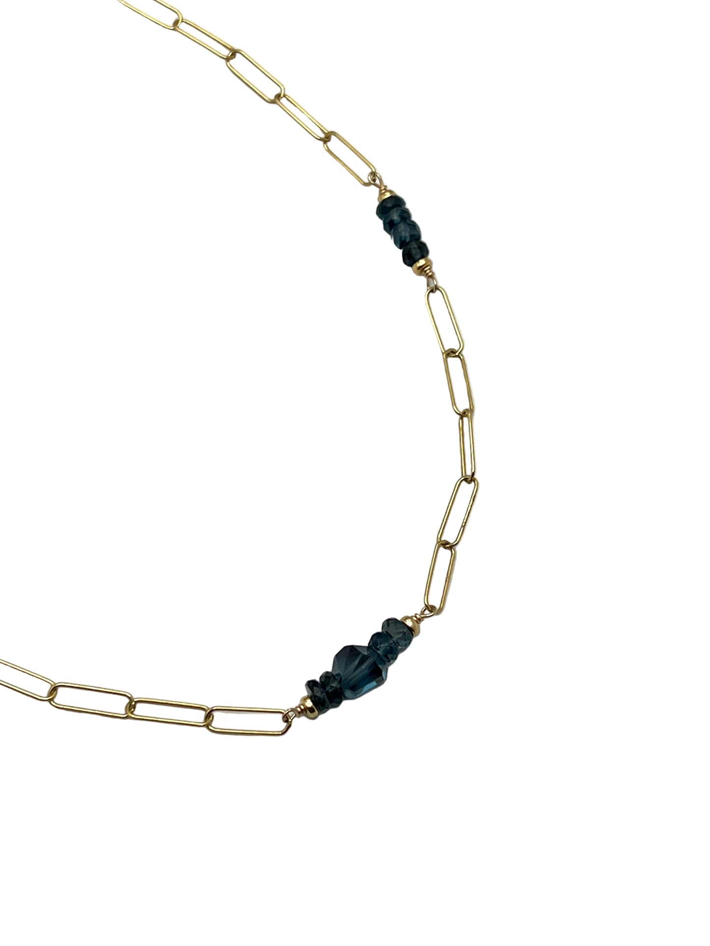 London Blue Topaz Gold Filled Necklaces