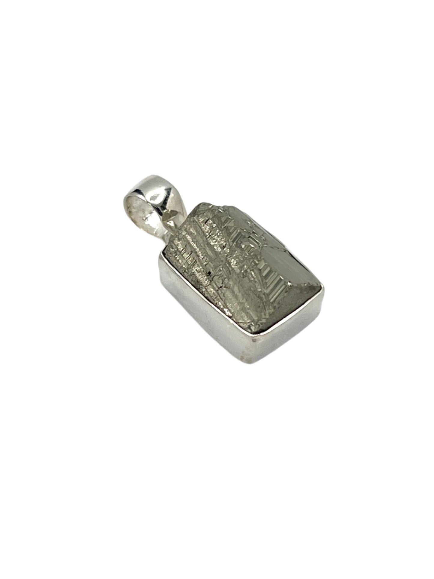 Sterling Silver Pyrite Pendants