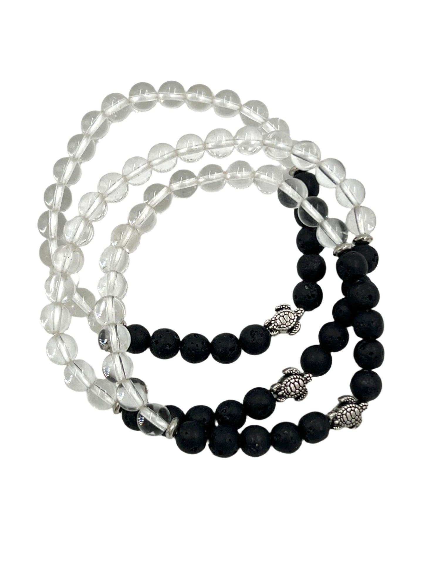 Clear Quartz Stretchy Bracelets