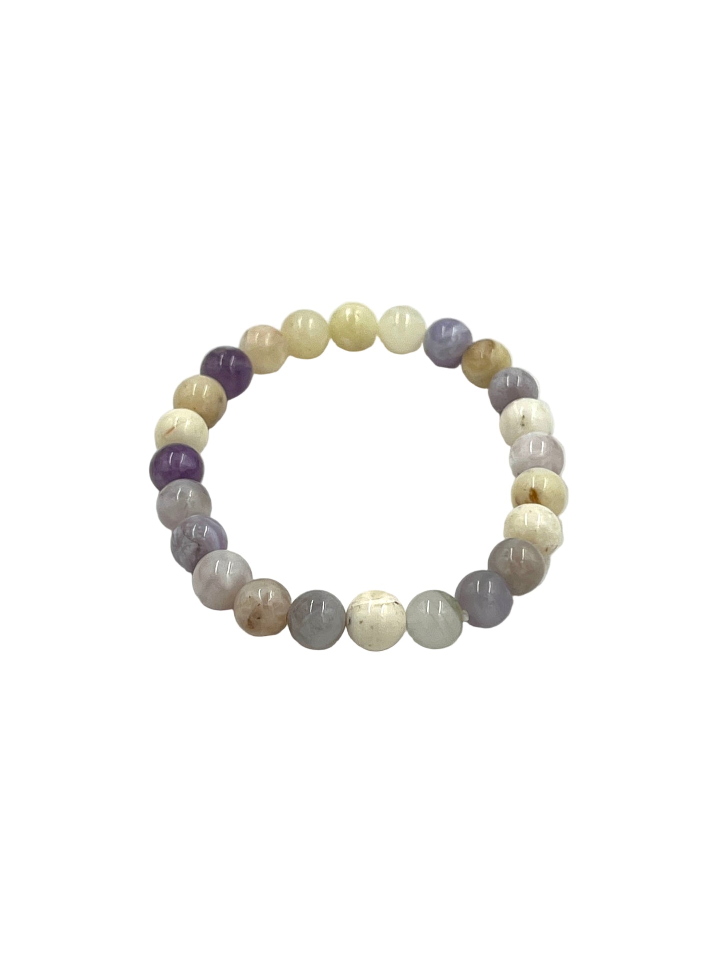 Purple Jade Beaded Bracelets