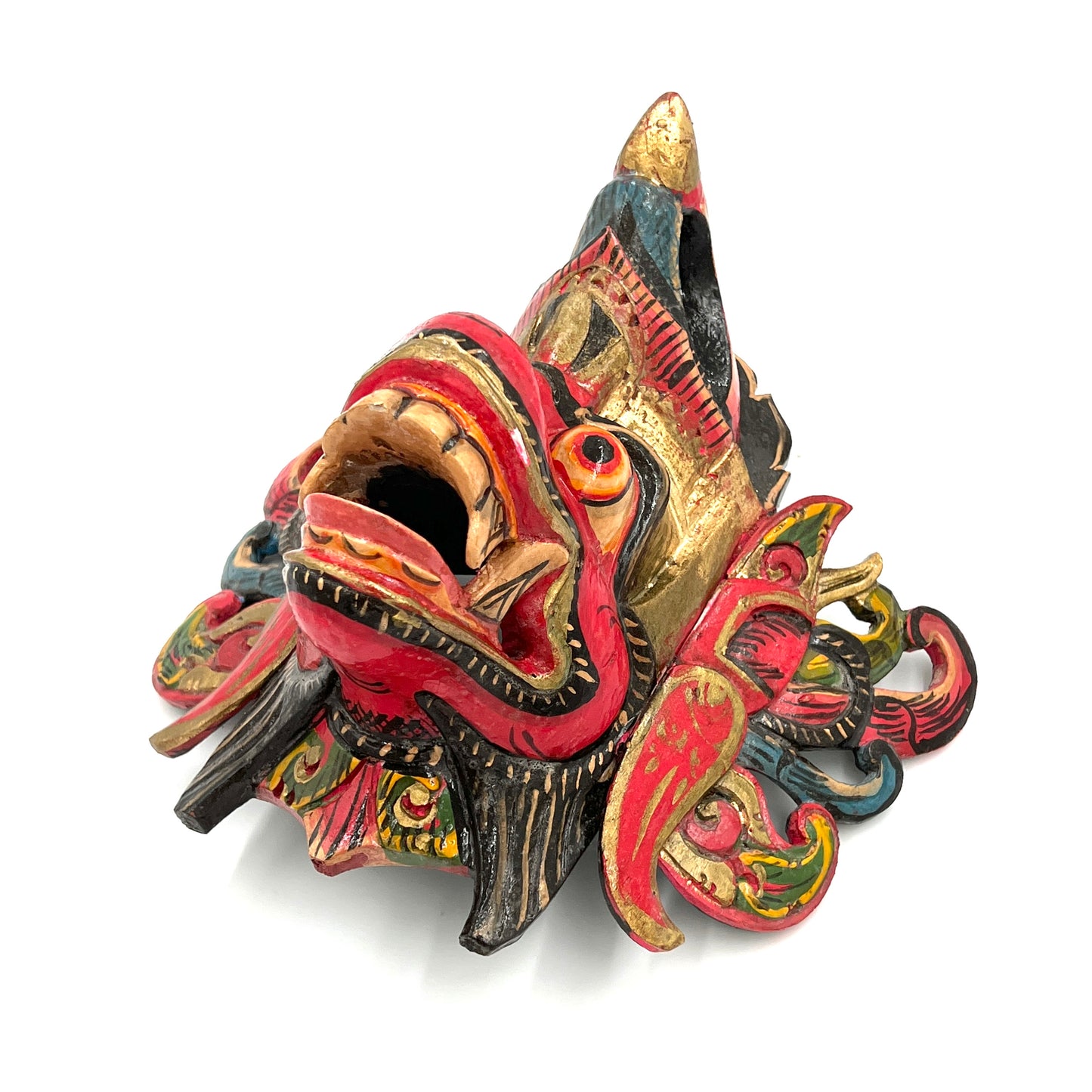 Hand Carved & Painted Barong Masks
