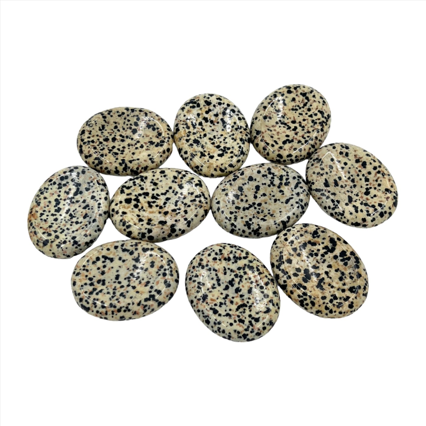 Dalmatian Jasper Worry Stones