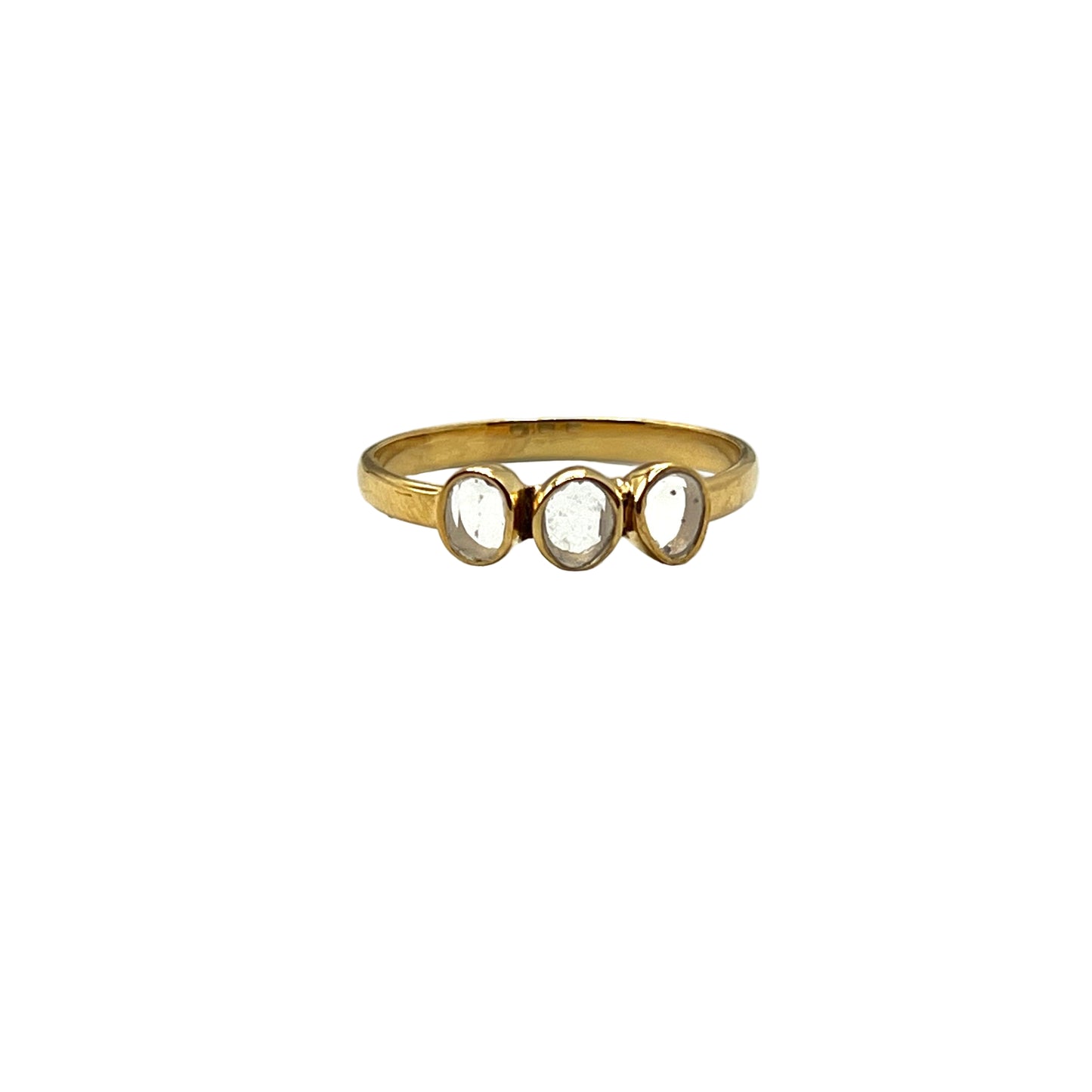 Tri Polki Diamond Ring