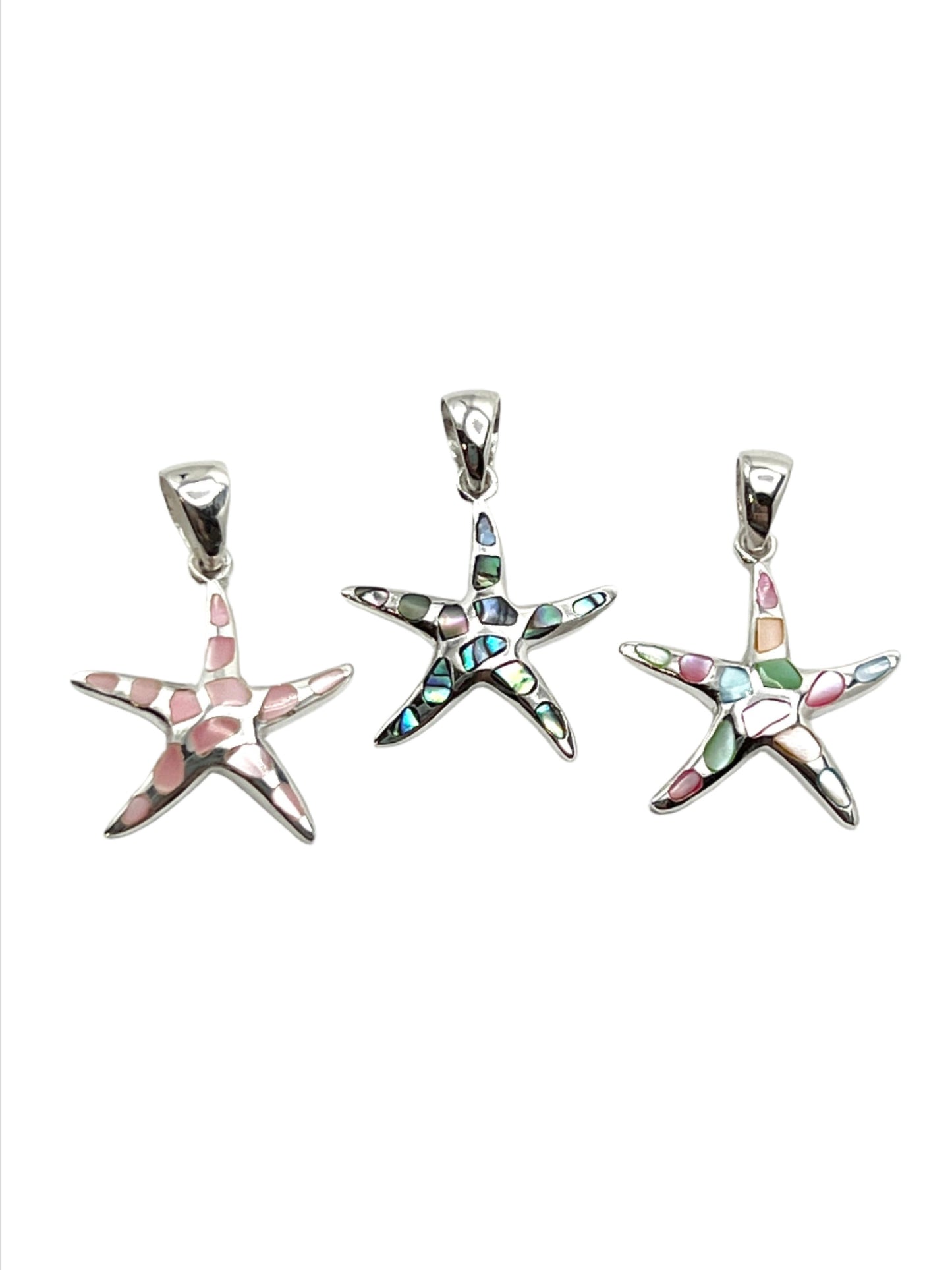 Shell Starfish Pendants