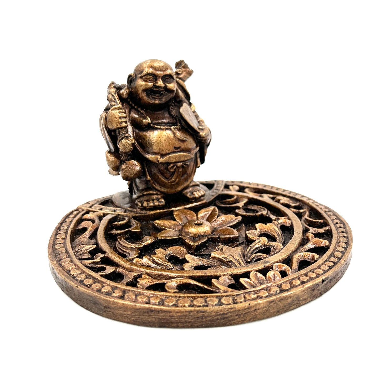 Resin Ho Tei Buddha Incense Burner