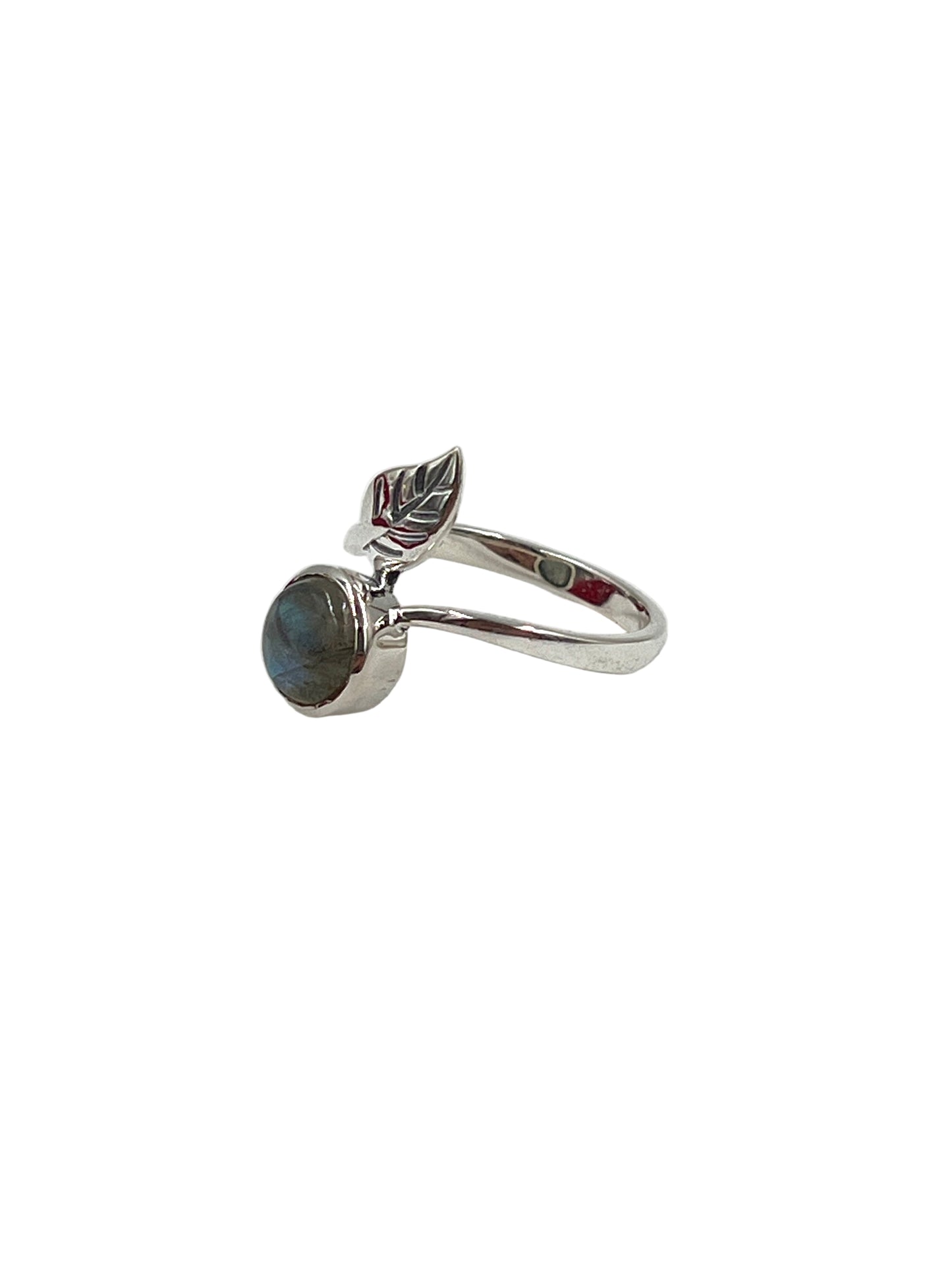 Leaf Labradorite Ring