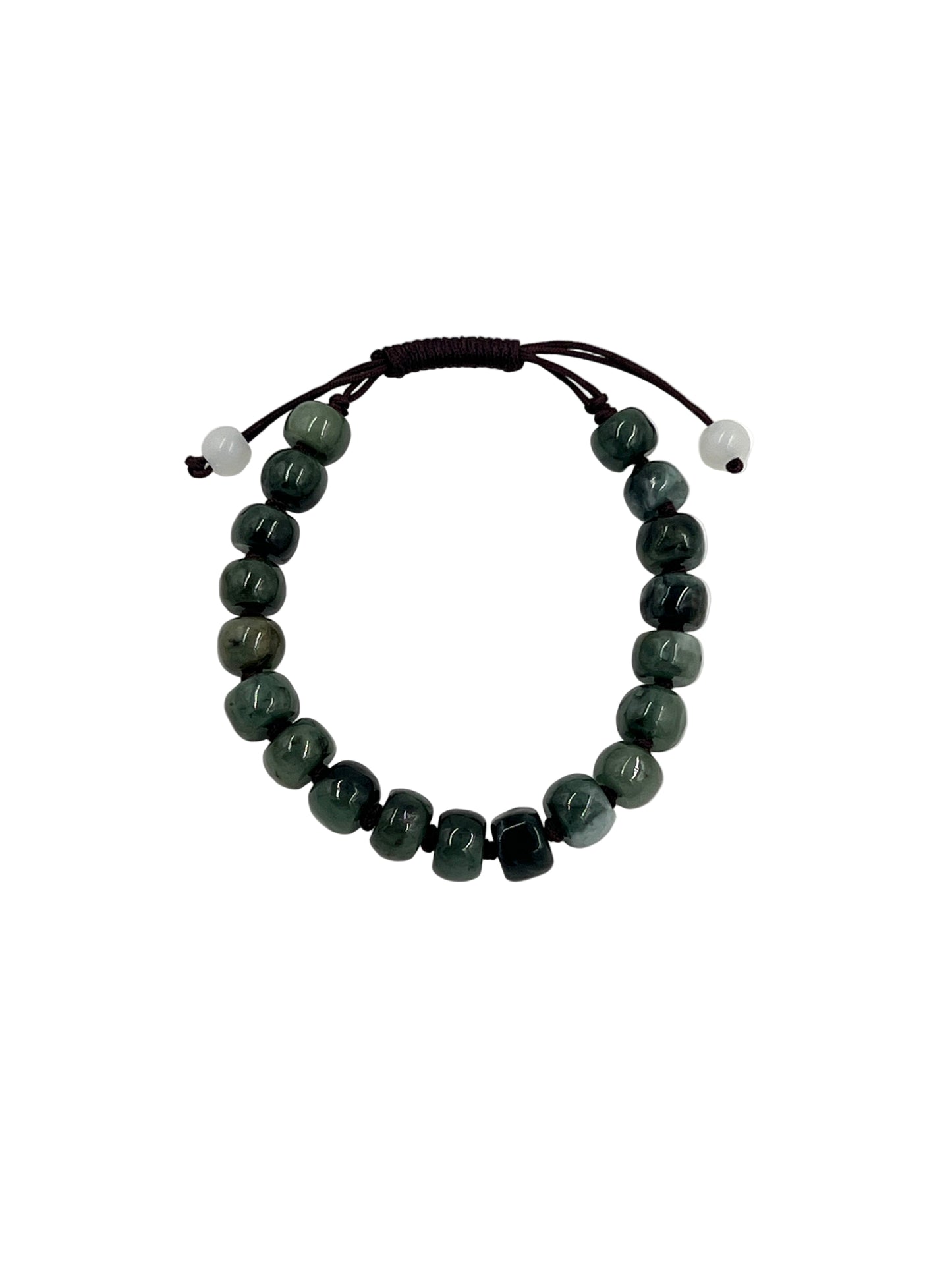 Jade Barrel Beaded Bracelets
