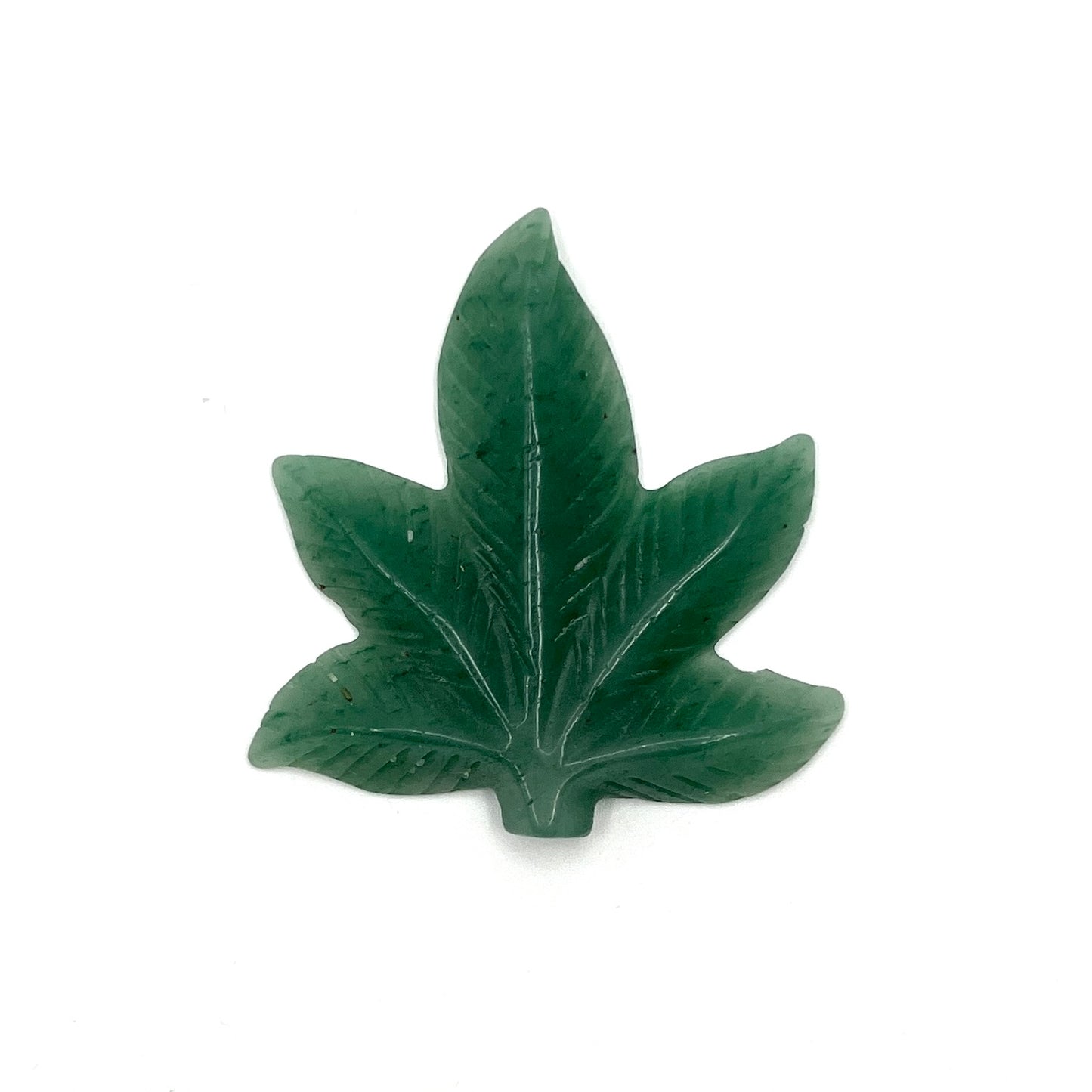 Green Aventurine Leaf