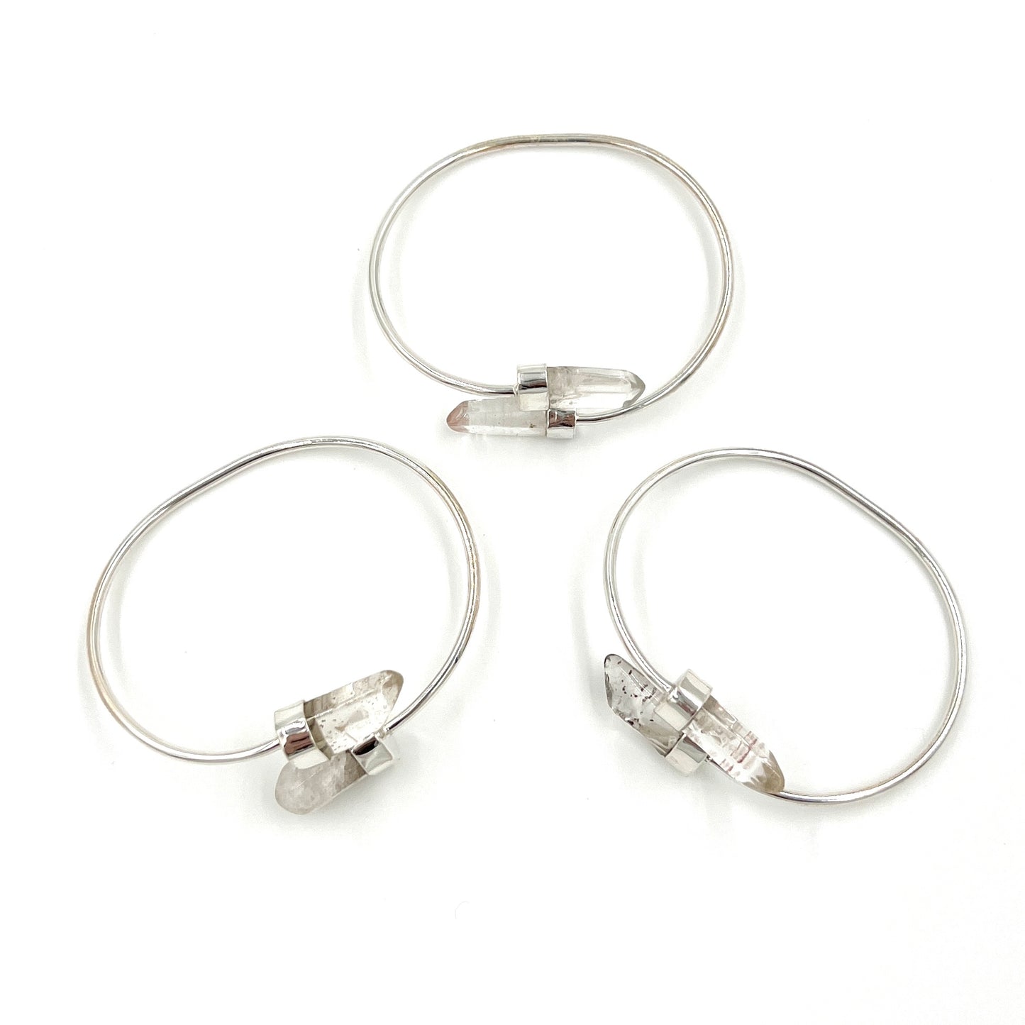 Clear Quartz Double Point Bracelet