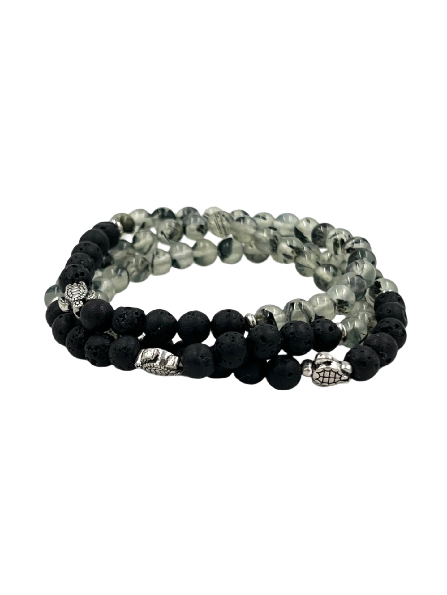 Prehnite & Epidote Stretchy Bracelets
