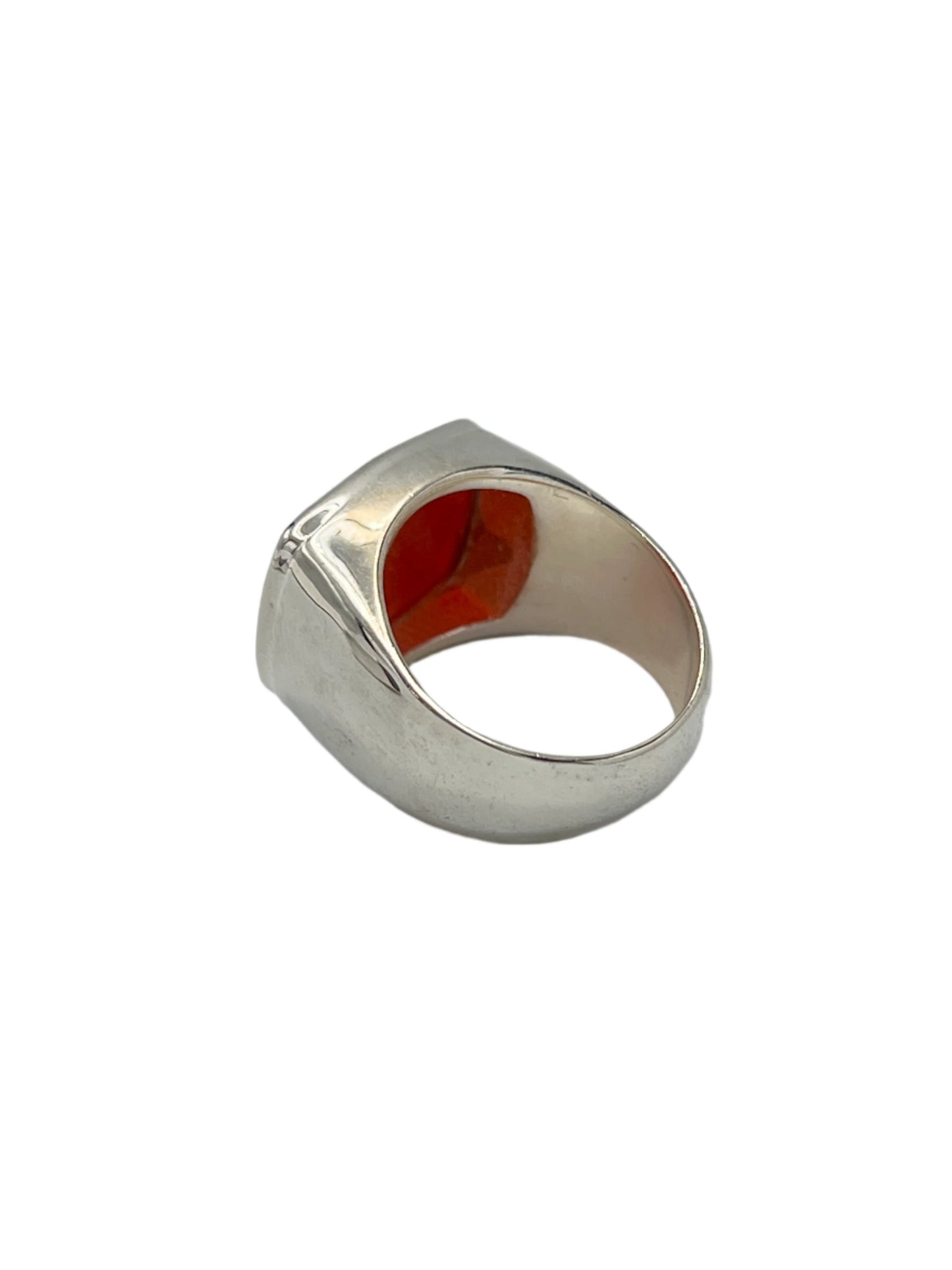 Sterling Silver Rectangle Gemstone Rings