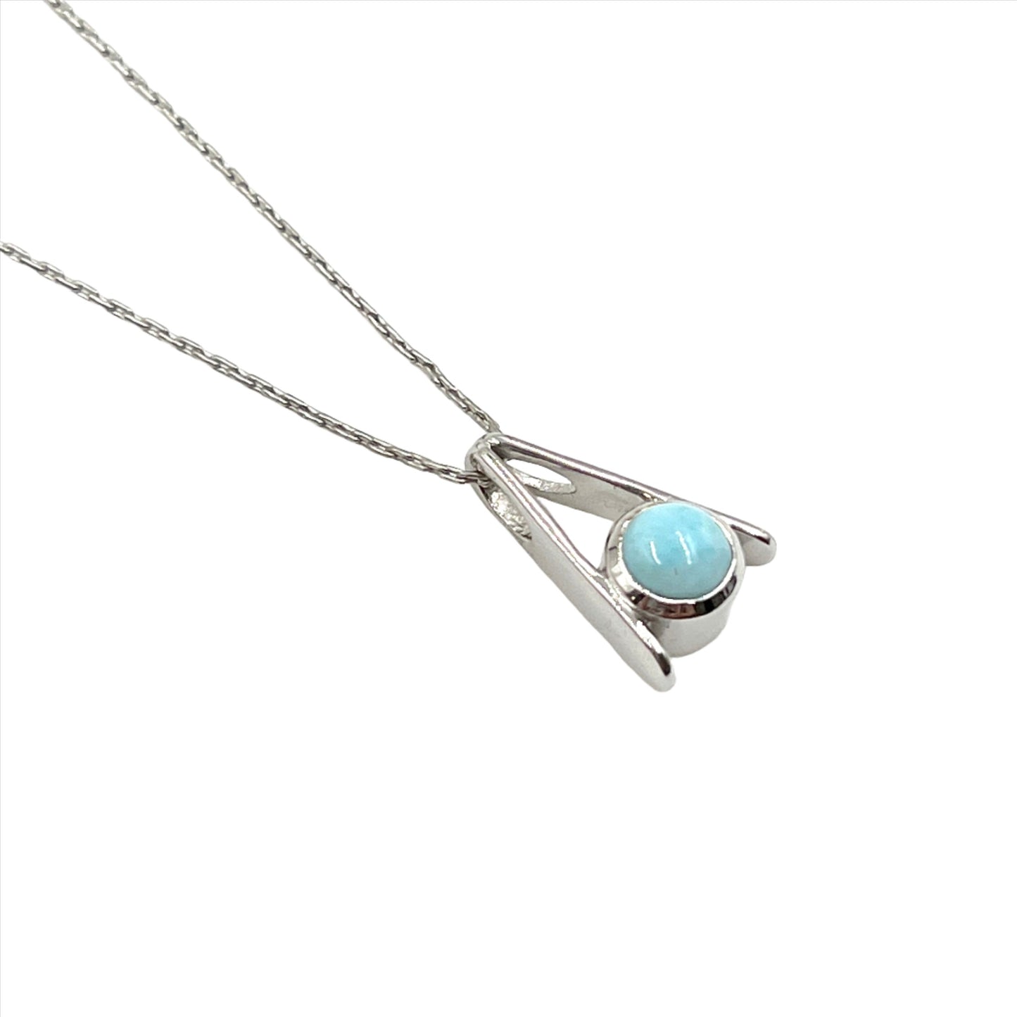 Sterling Silver Larimar Necklaces