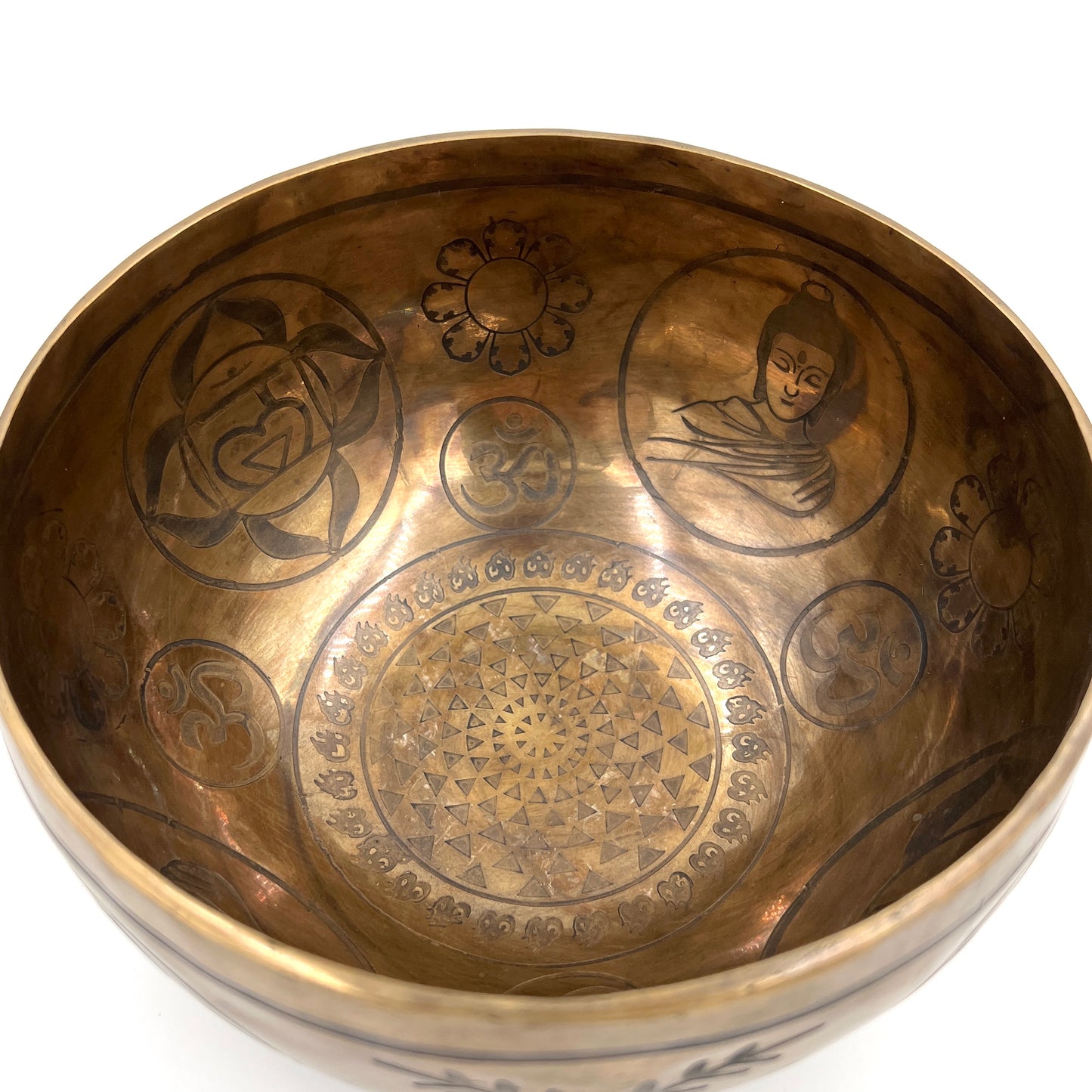 Hand Carved and Tuned Seven Metal Indian Singing Bowls