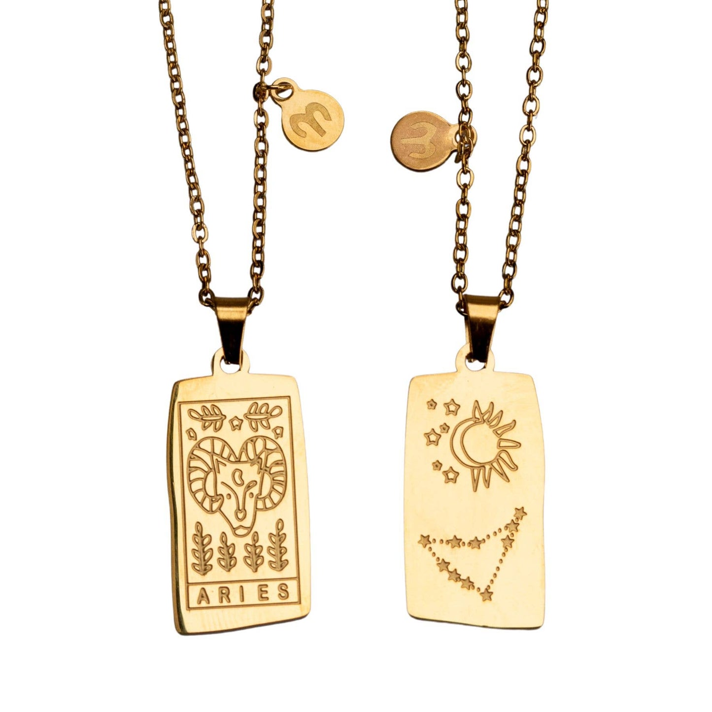 Zodiac Tarot Card & Astrology Necklace