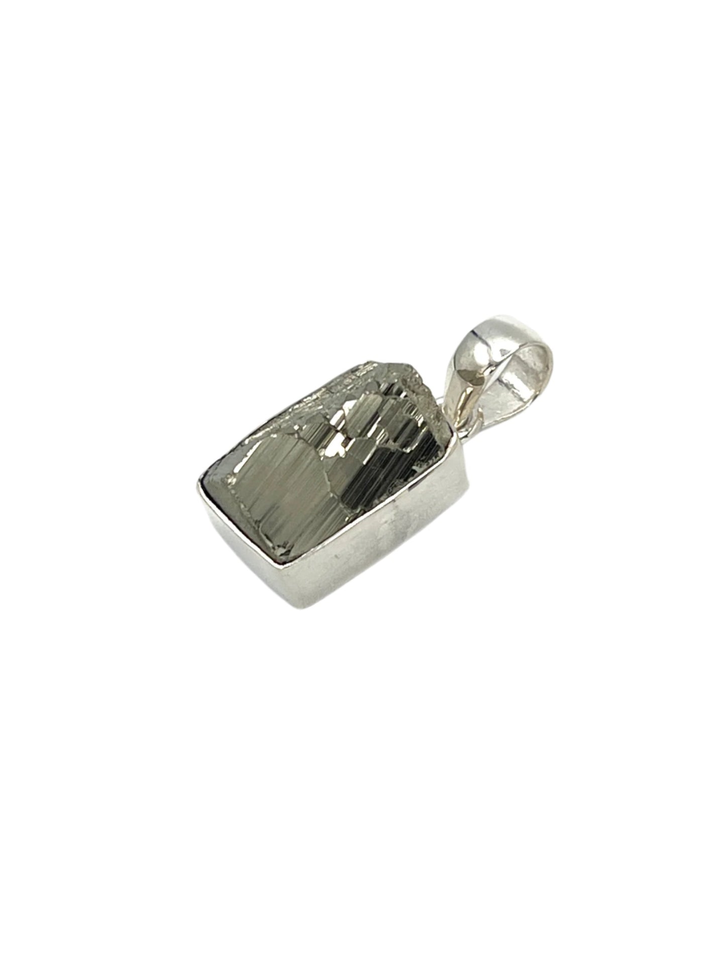 Sterling Silver Pyrite Pendants