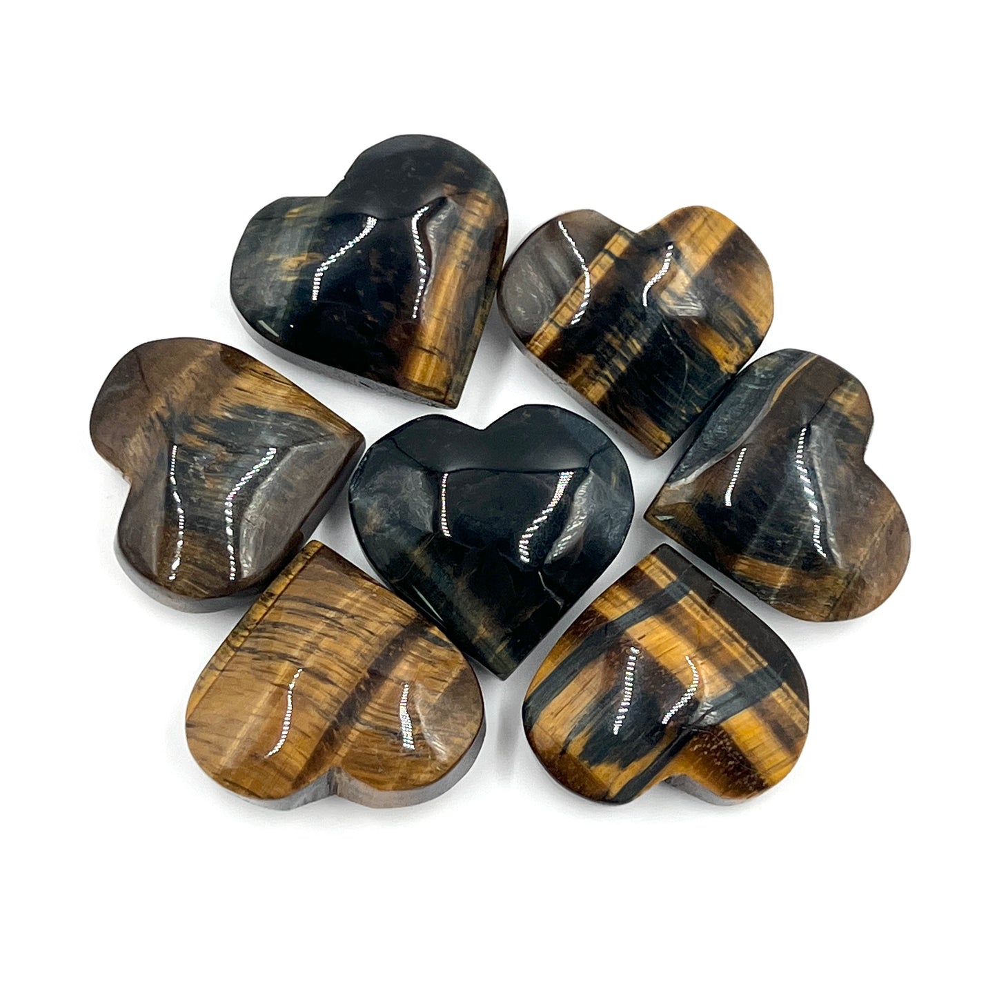 Tigers Eye Hearts