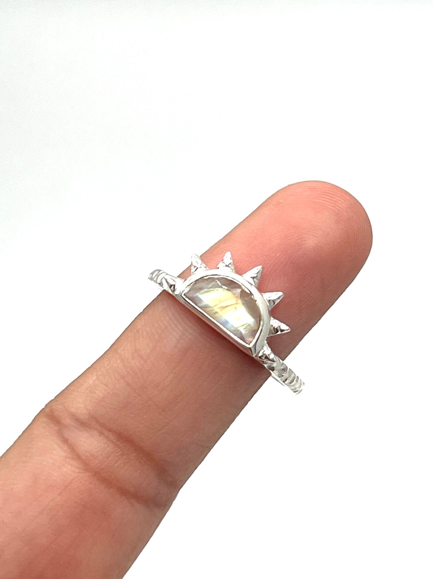 Rising Sun Gemstone Ring