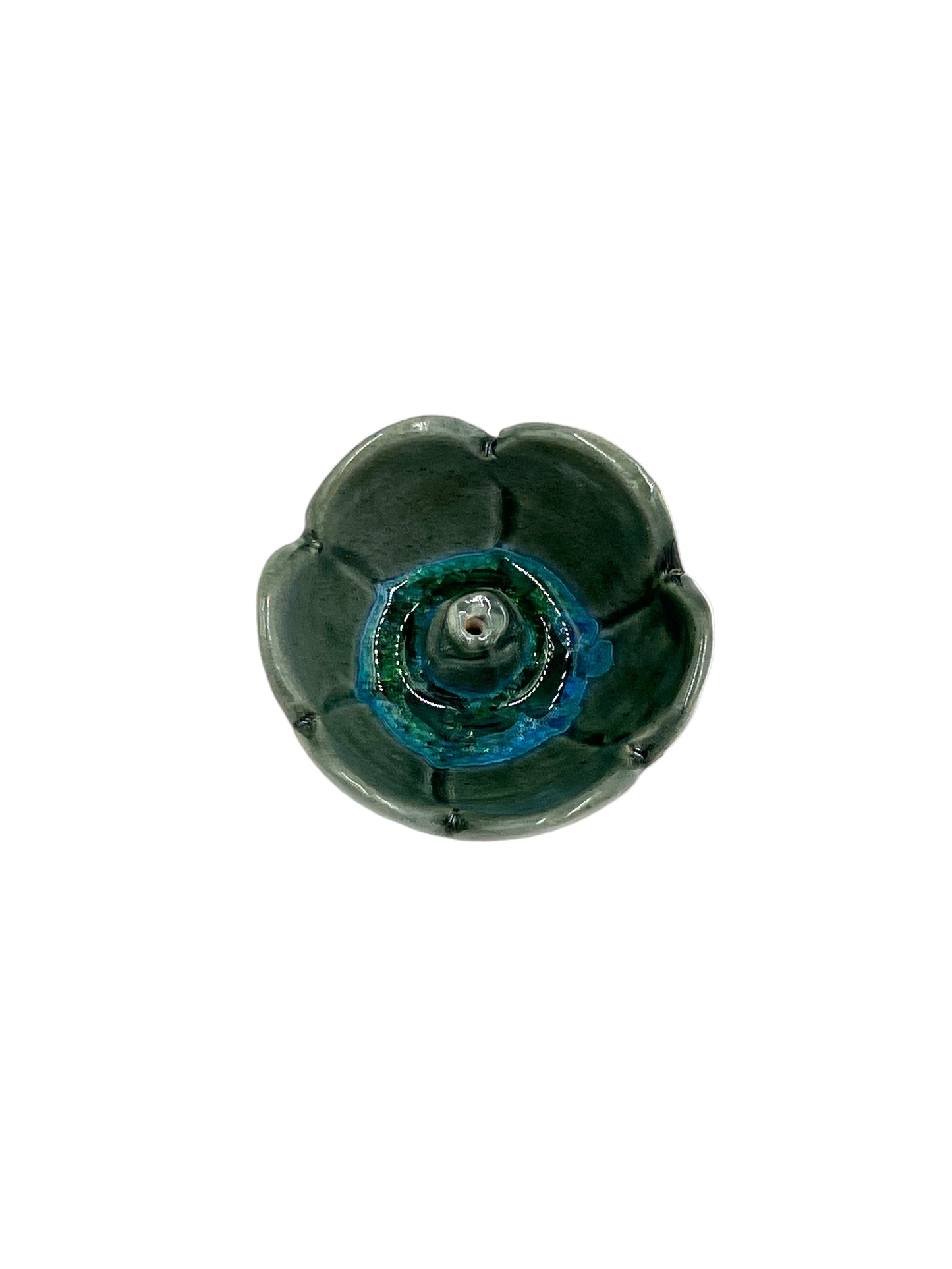 Ceramic Lotus Incense Burner