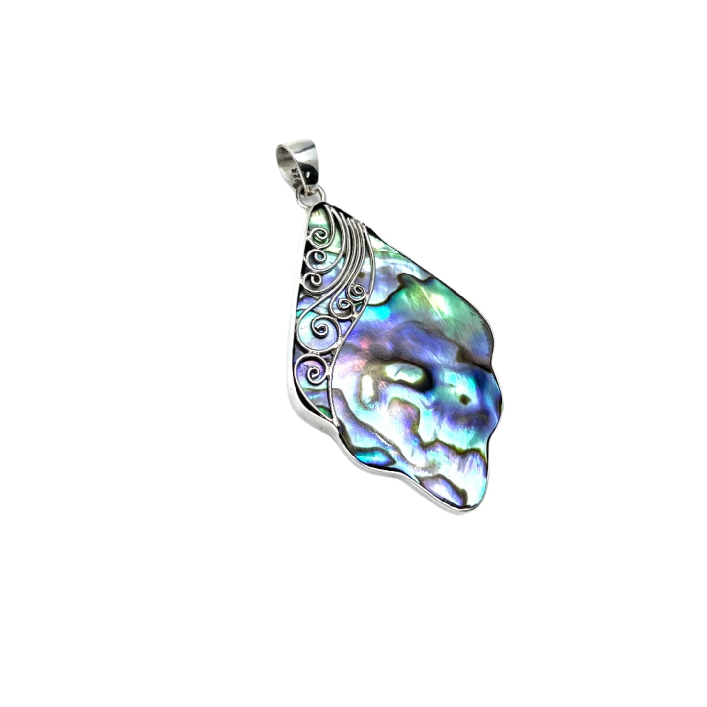 Sterling Silver Abalone Pendant