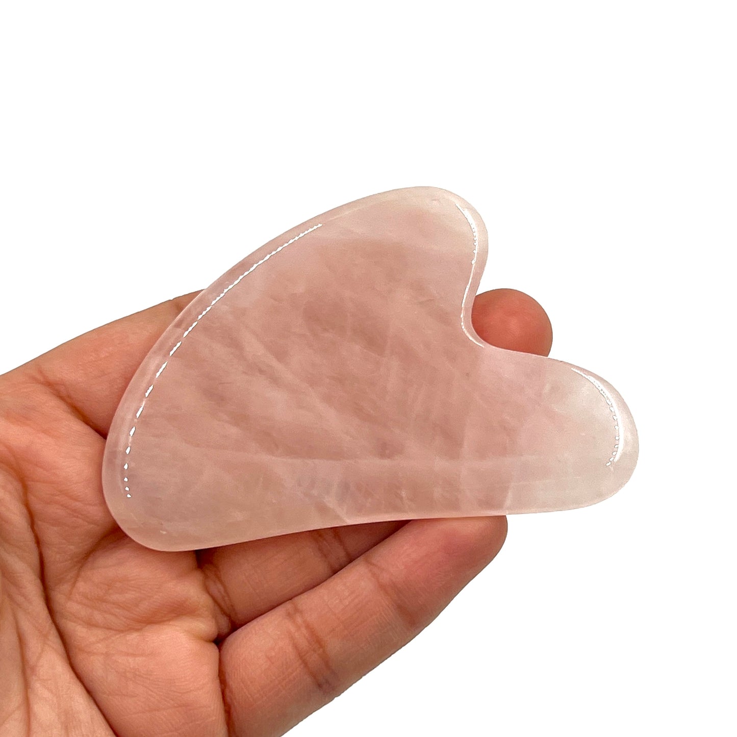 Rose Quartz Guasha Massage Stones