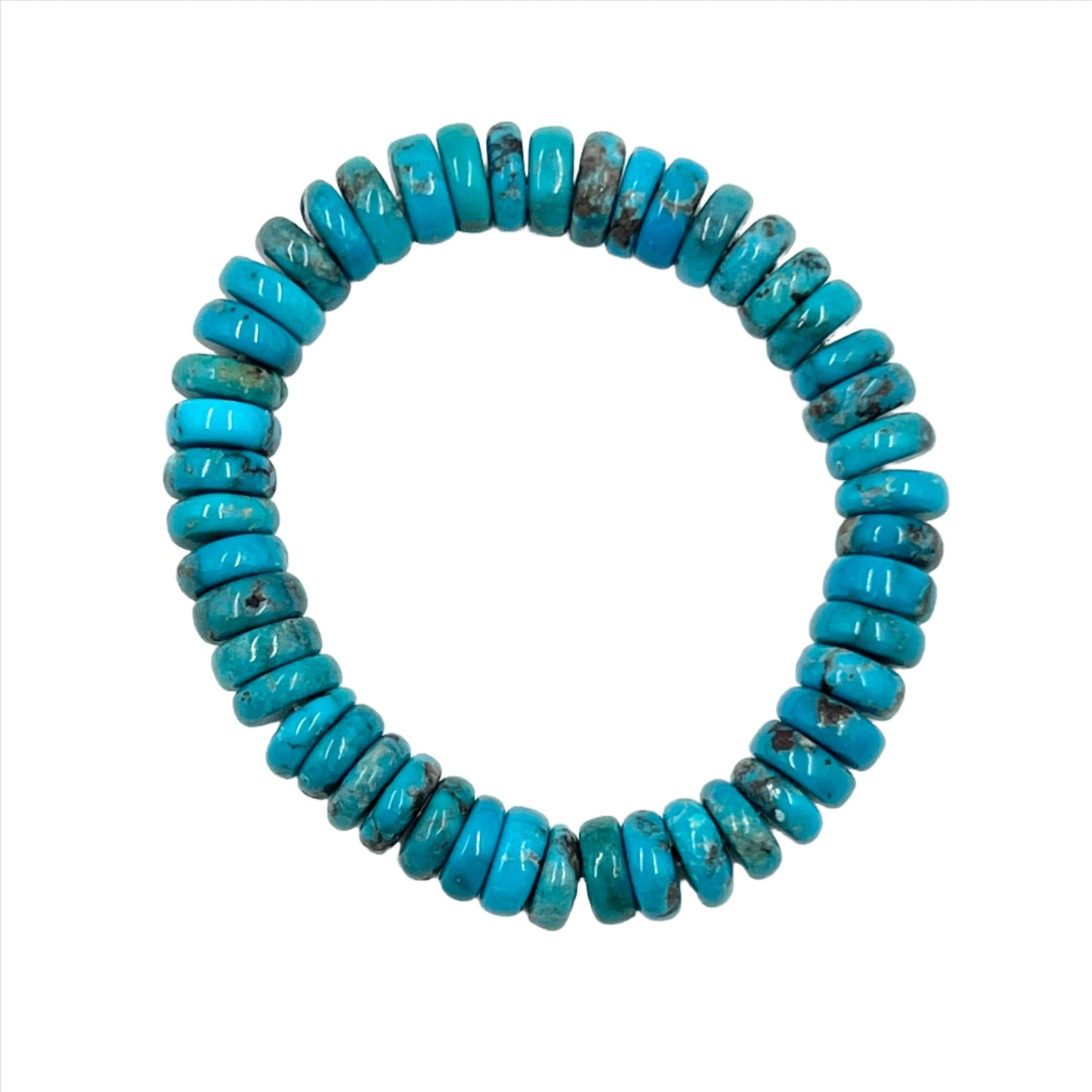 Kingman Turquoise Beaded Bracelets