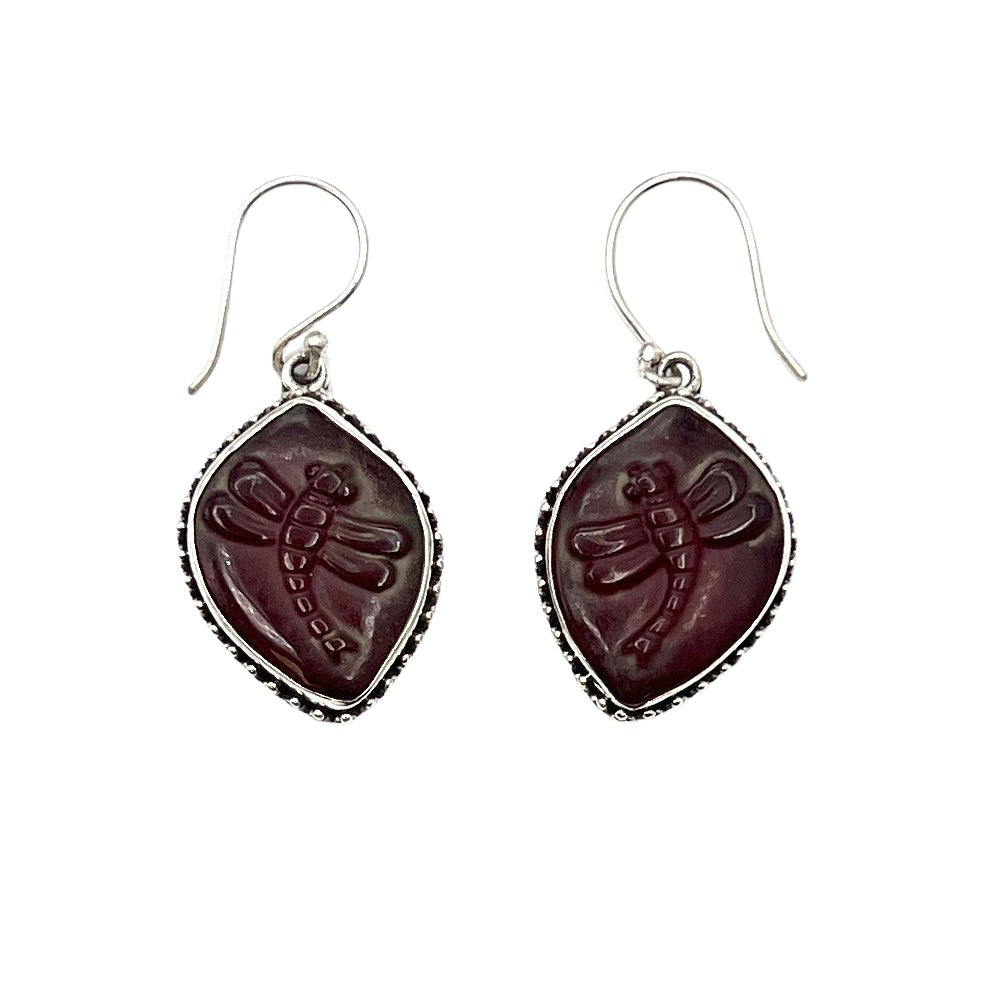 Dragonfly Gemstone Earrings