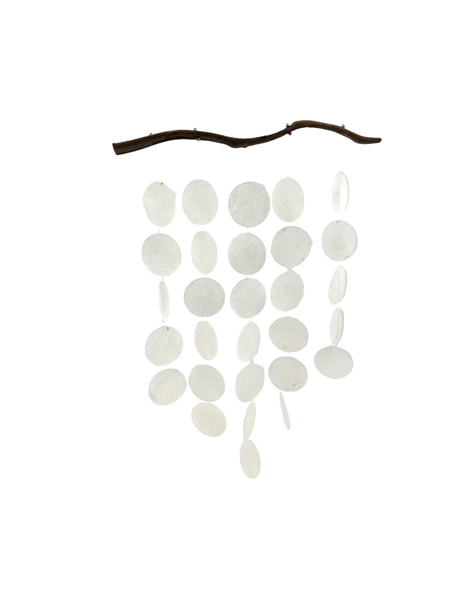 Driftwood & Capiz Shell Wind Chime