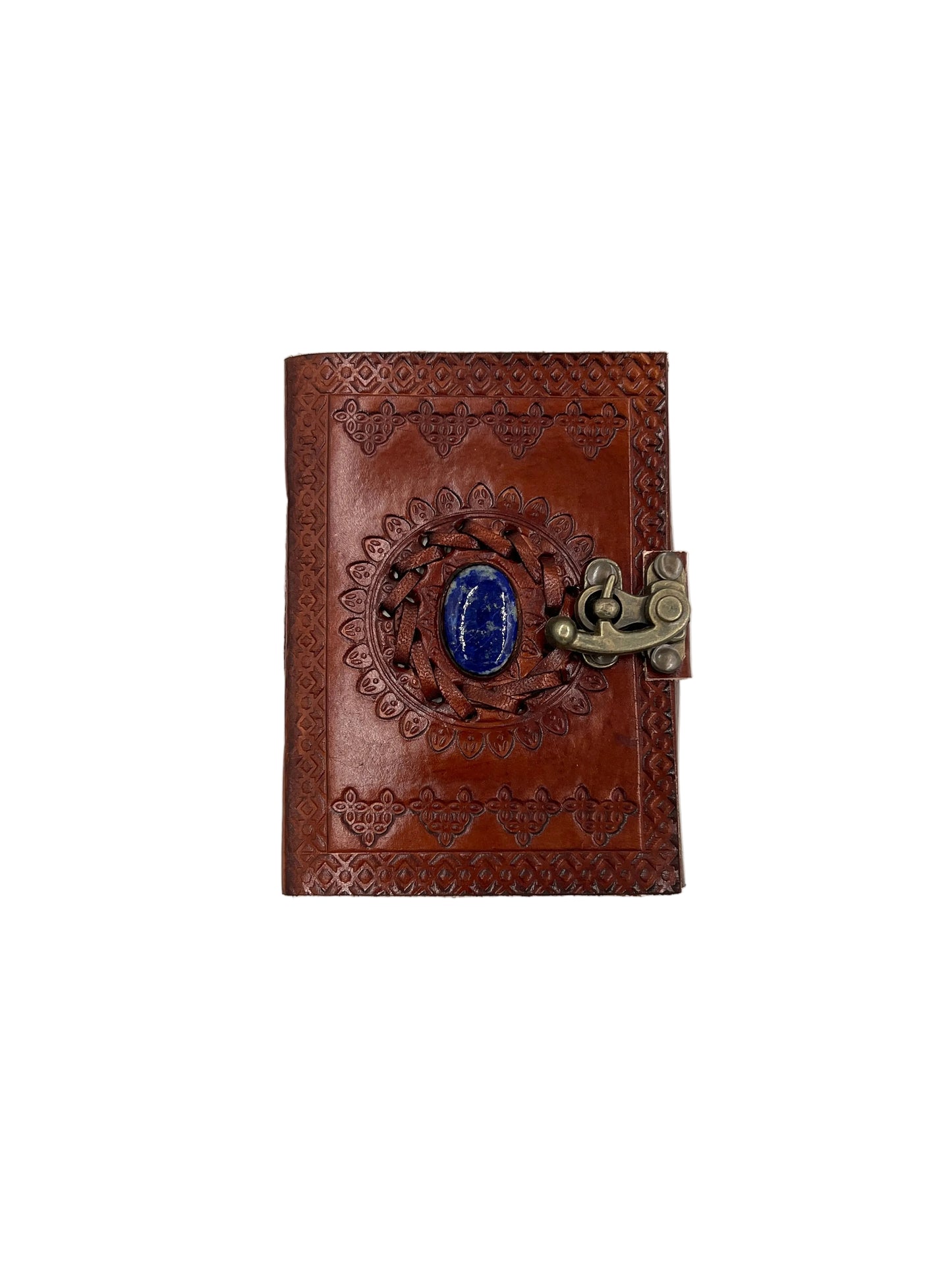 Camel Leather Gemstone Journals