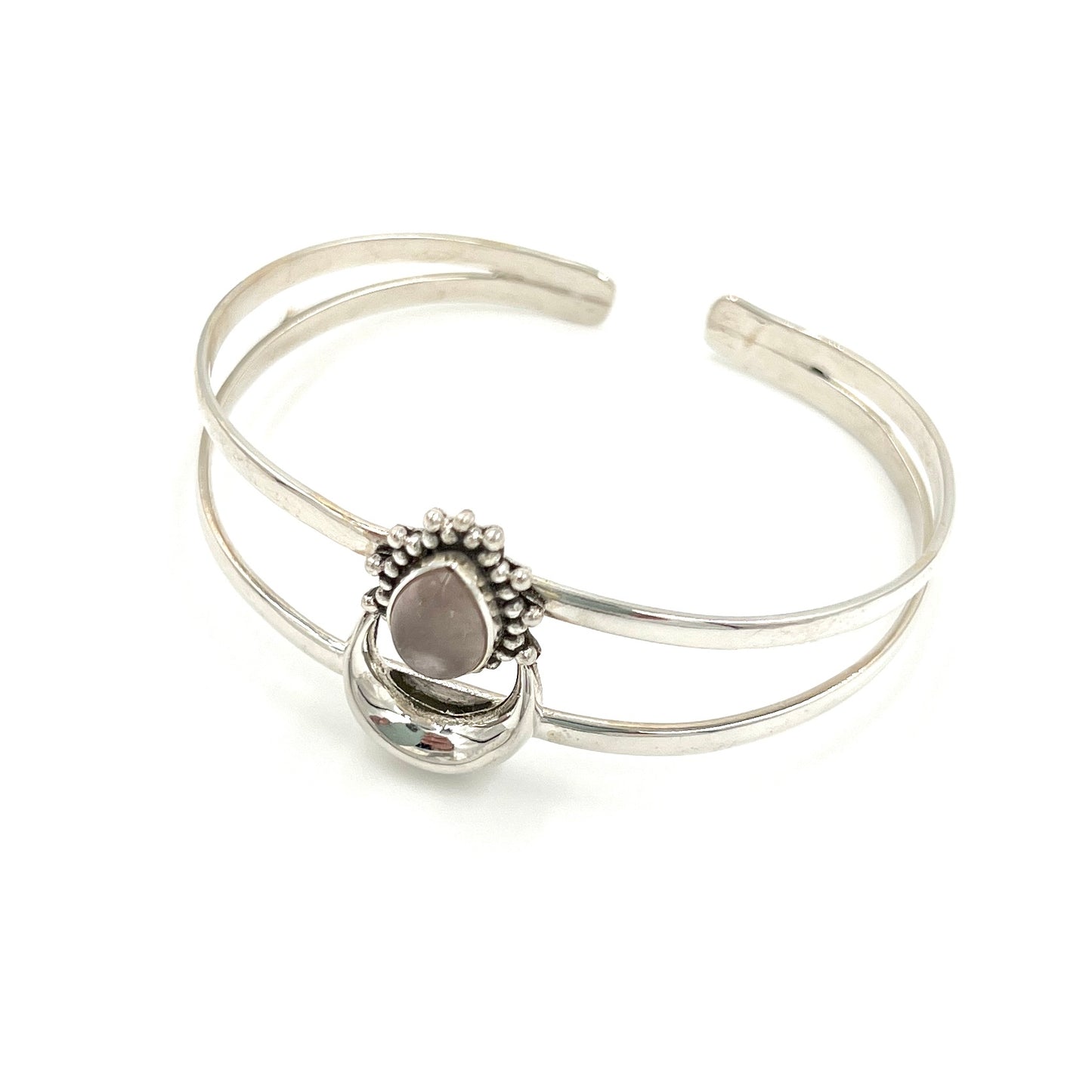 Crescent Moon Gemstone Bracelets