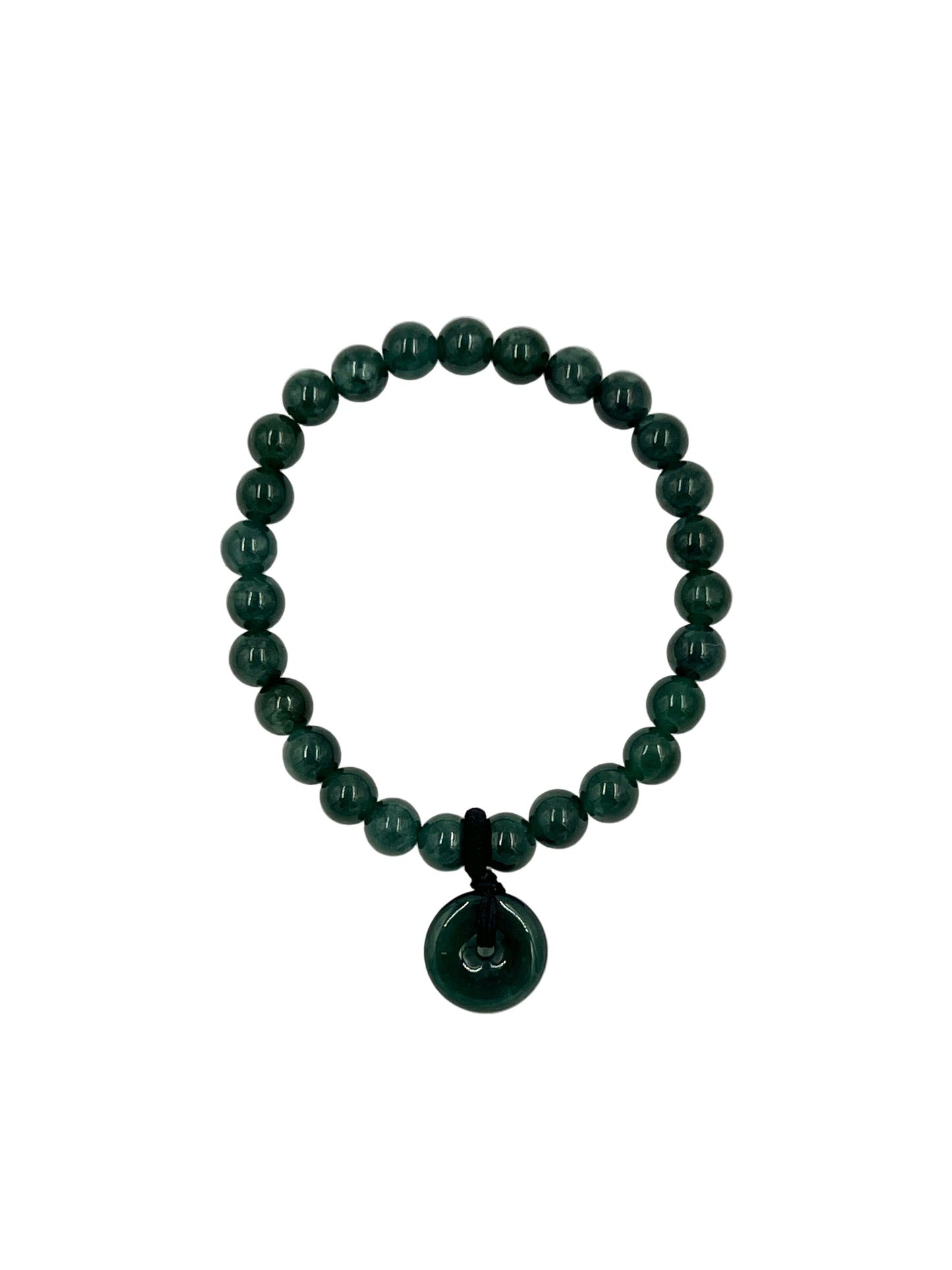 Jade Coin Beaded Bracelet