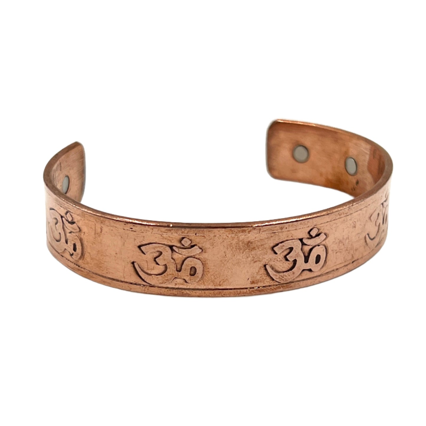 Om Copper Magnetic Bracelet